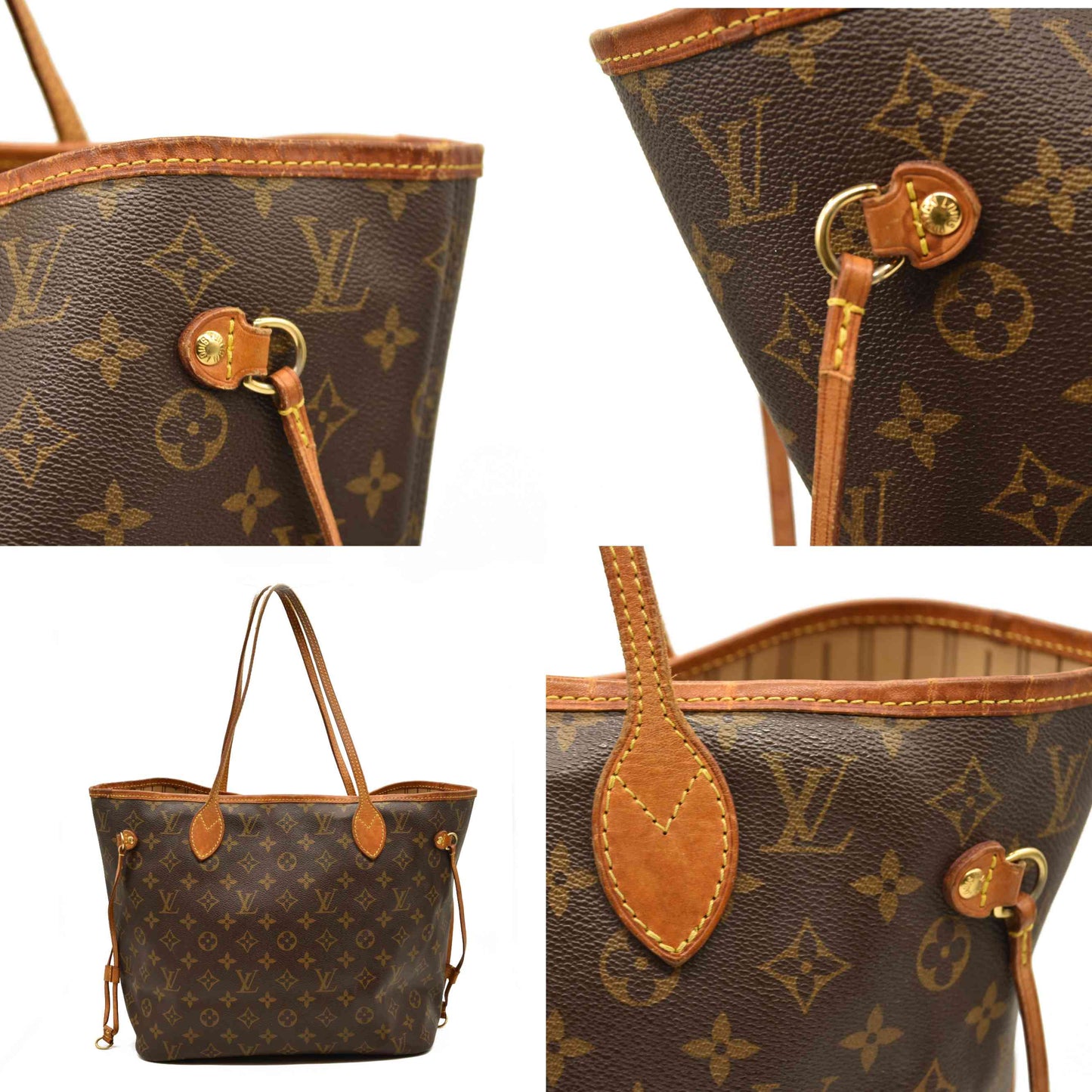 Louis Vuitton Monogram Neverfull MM France AR0038 Tote