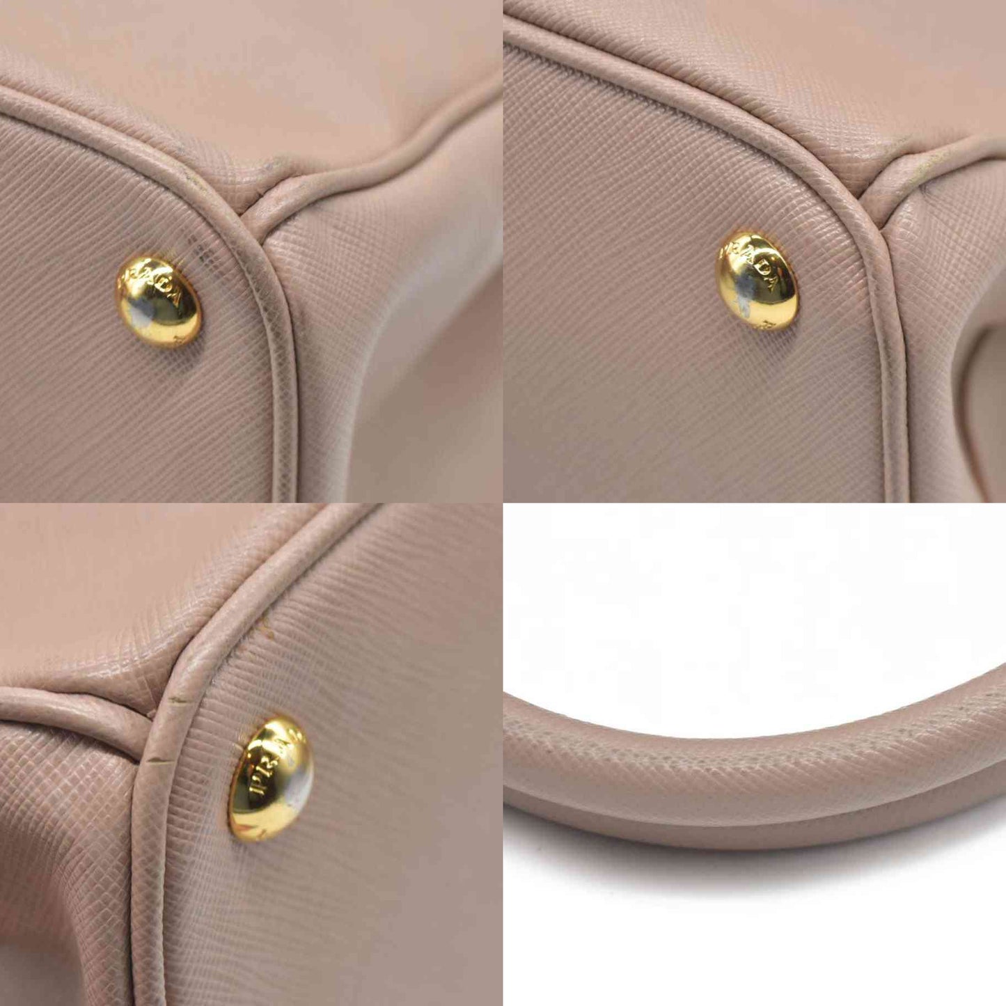 $4500  Prada  Saffiano Medium Galleria Double Zip Tote Cammeo