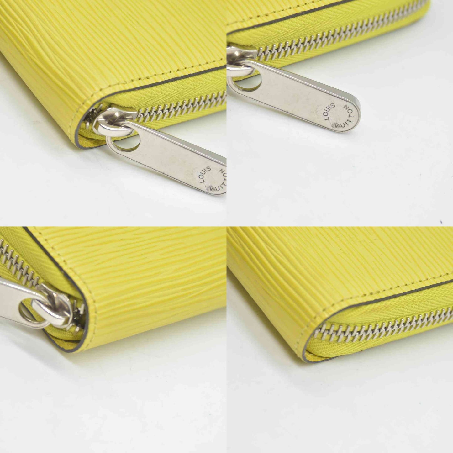 $1040 2013 Louis Vuitton Epi Leather Zippy Wallet Yellow CONSIGNMENT MI4143