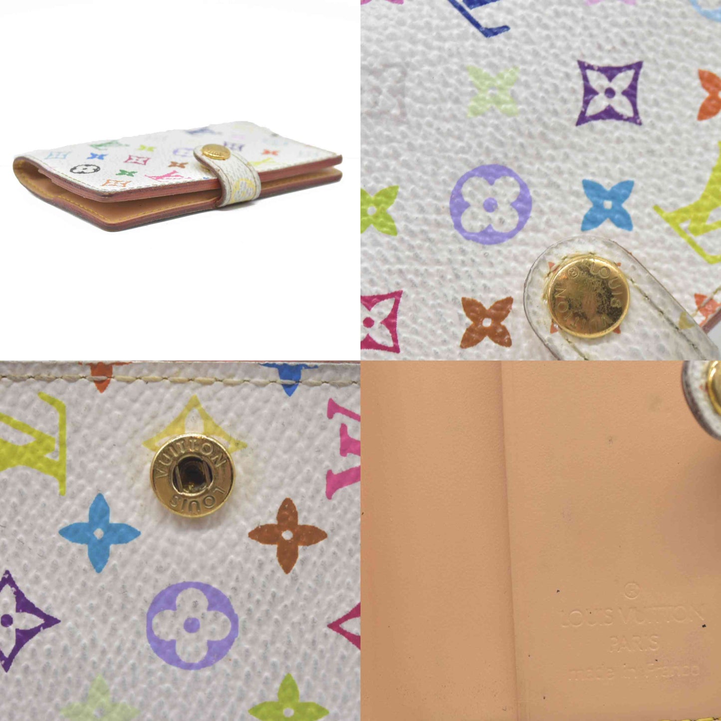$510 LOUIS VUITTON Monogram Multicolor Agenda Mini Bifold Notebook Cover