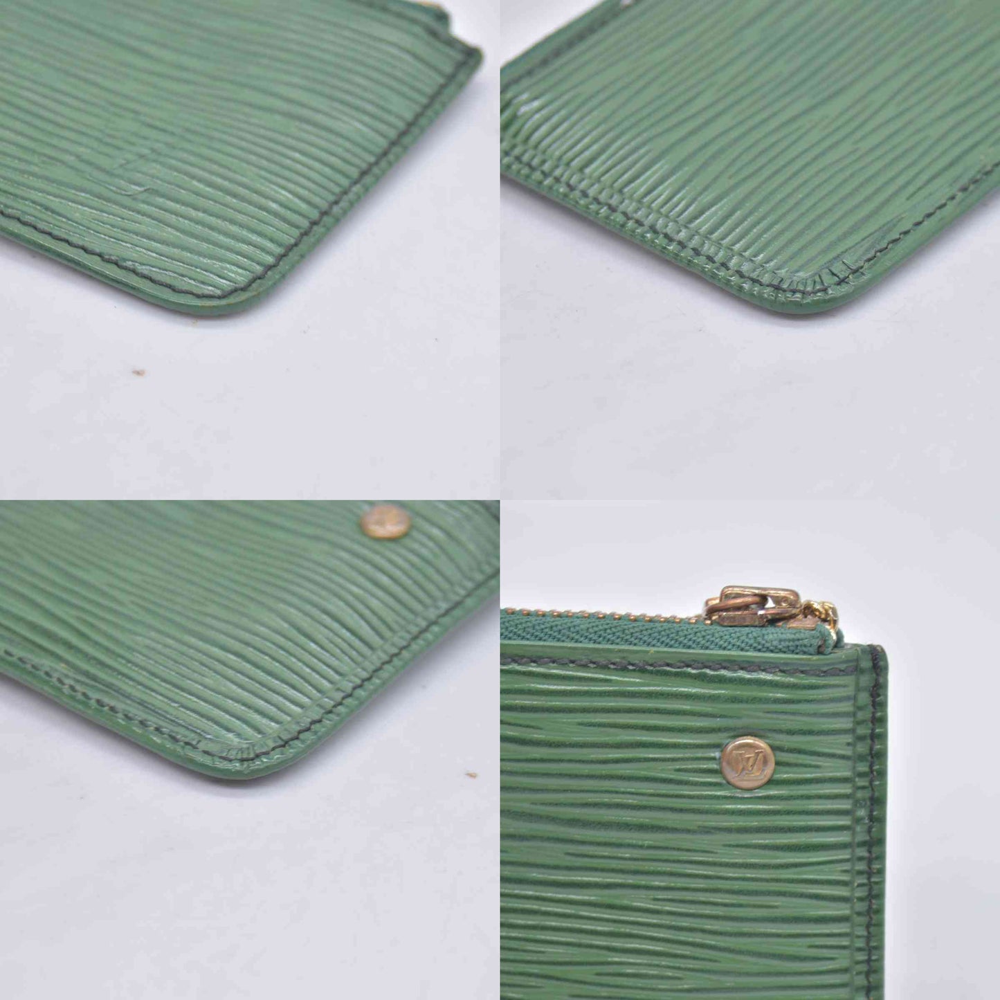 Louis Vuitton Epi Pochette Cles Green CONSIGNMENT