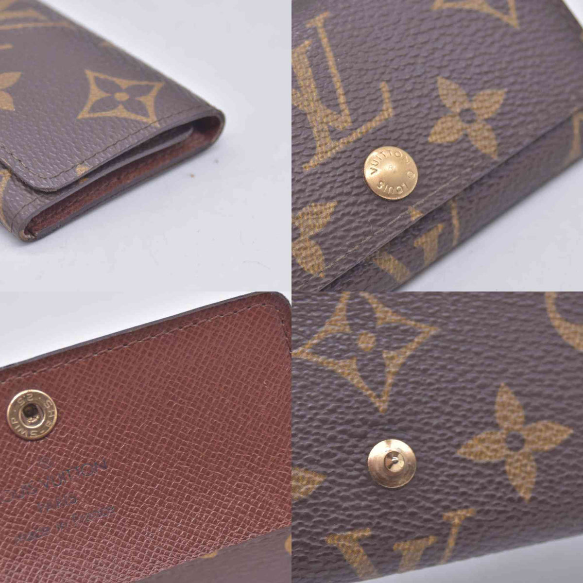 $345 1991 Louis Vuitton Monogram Multicles 4 Key Holder RA1911 CONSIGNMENT 10021279