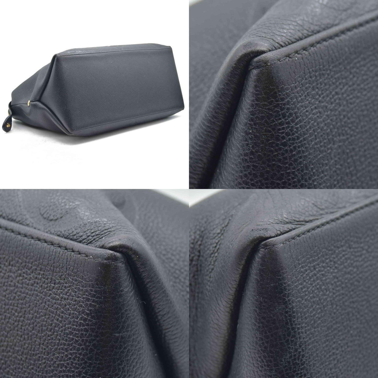 $3850 Louis Vuitton  Empreinte Monogram Giant Petit Palais Black