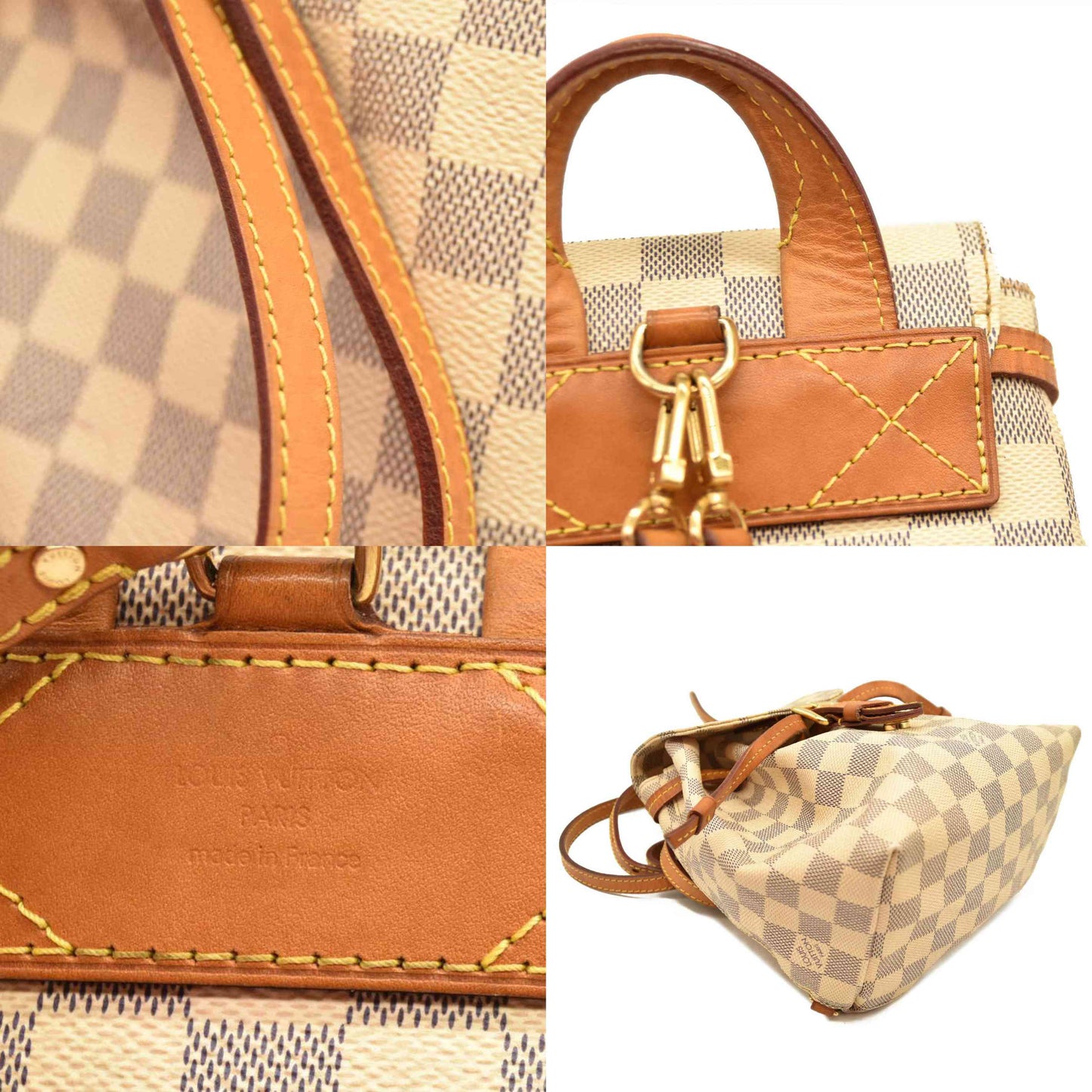 Louis Vuitton  Damier Azur Sperone BB Backpack