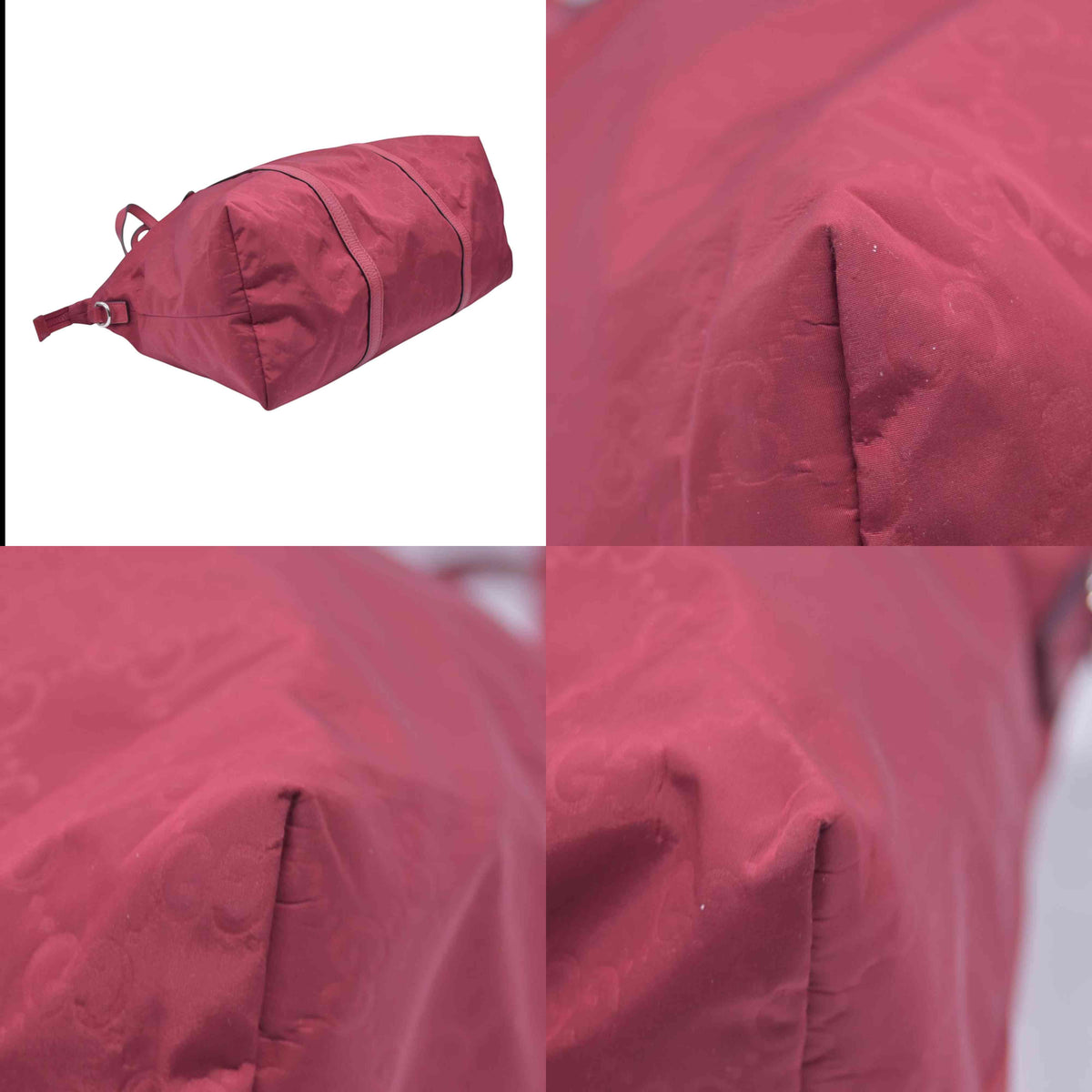 $1150 PRADA Tessuto Nylon Buckle Strap Tote Bag Pink CONSIGNMENT 10021353