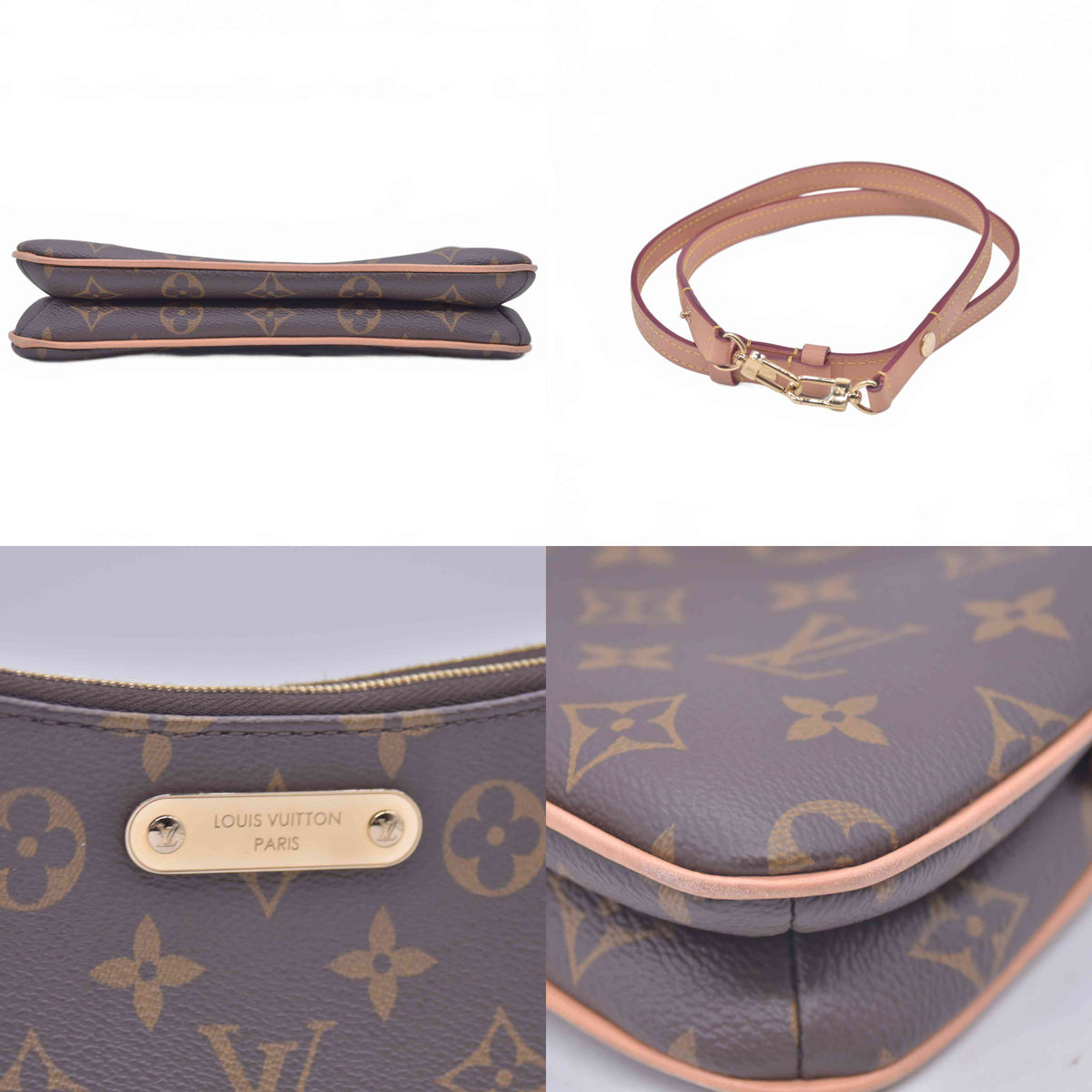 $1950 Louis Vuitton Monogram Pochette Liv 10021145 RFID NO CHAIN
