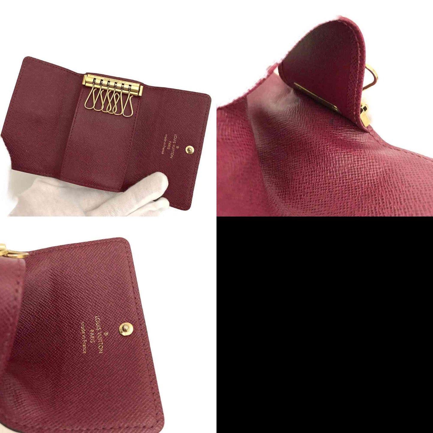 Louis Vuitton Monogram Multicles 6 Ring Key Case Brown/2CA1052