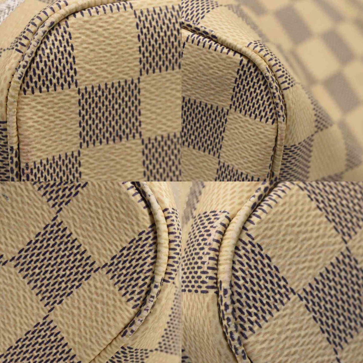 Louis Vuitton  Damier Azur Braided Neverfull MM Orange