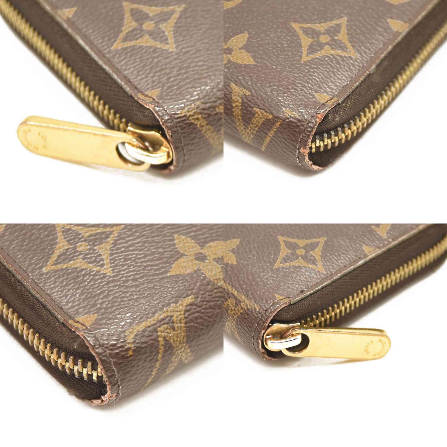 LOUIS VUITTON  Monogram Zippy Wallet Rose Ballerine CA0186