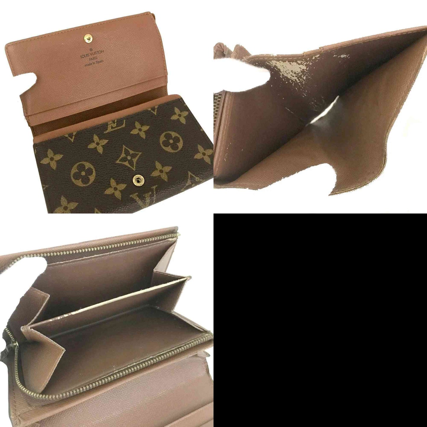 Louis Vuitton Monogram Porte Monnaie Billets Tresor Bifold Wallet  CA1928