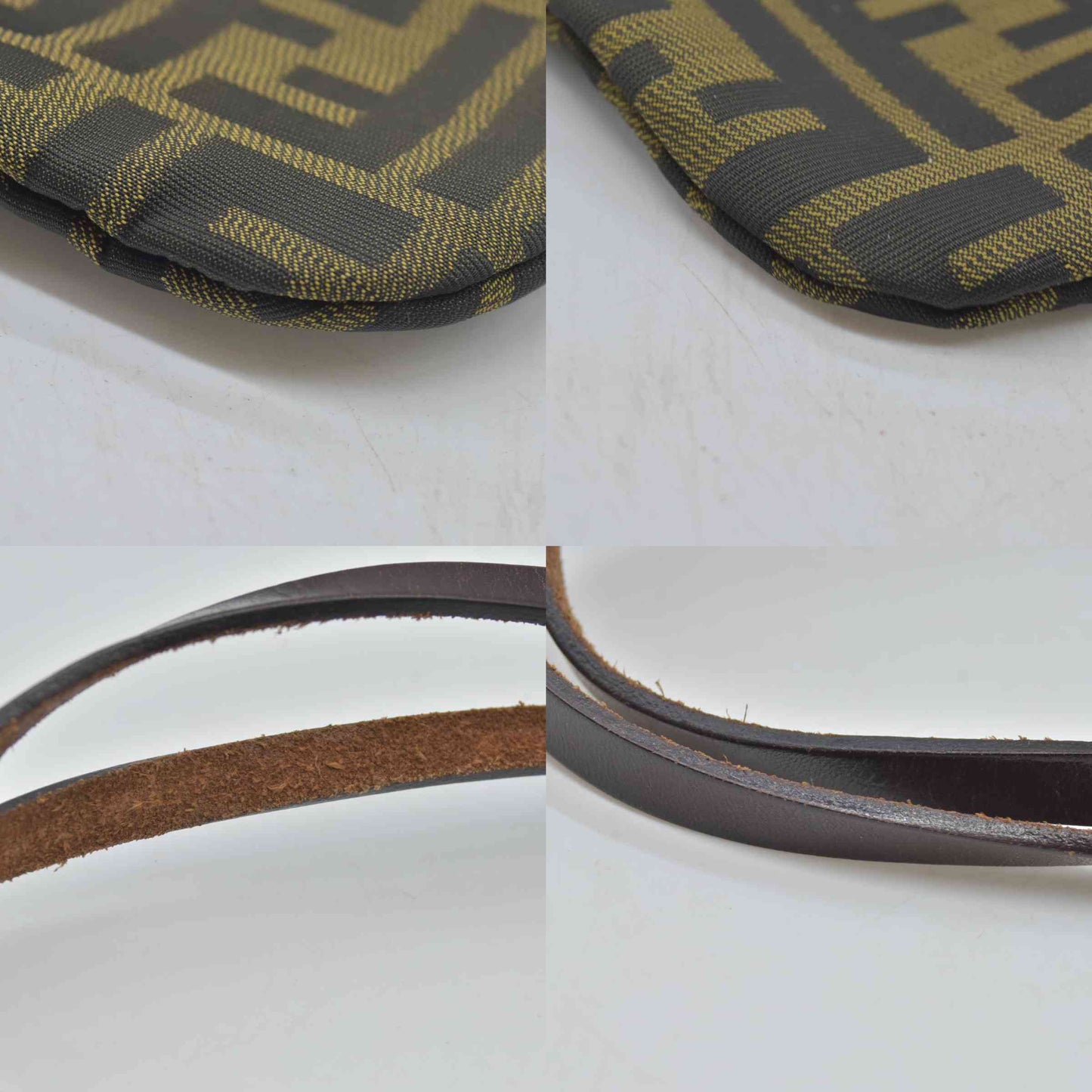 $1050 2010 Fendi Zucca FF Bucket Bag CONSIGNMENT
