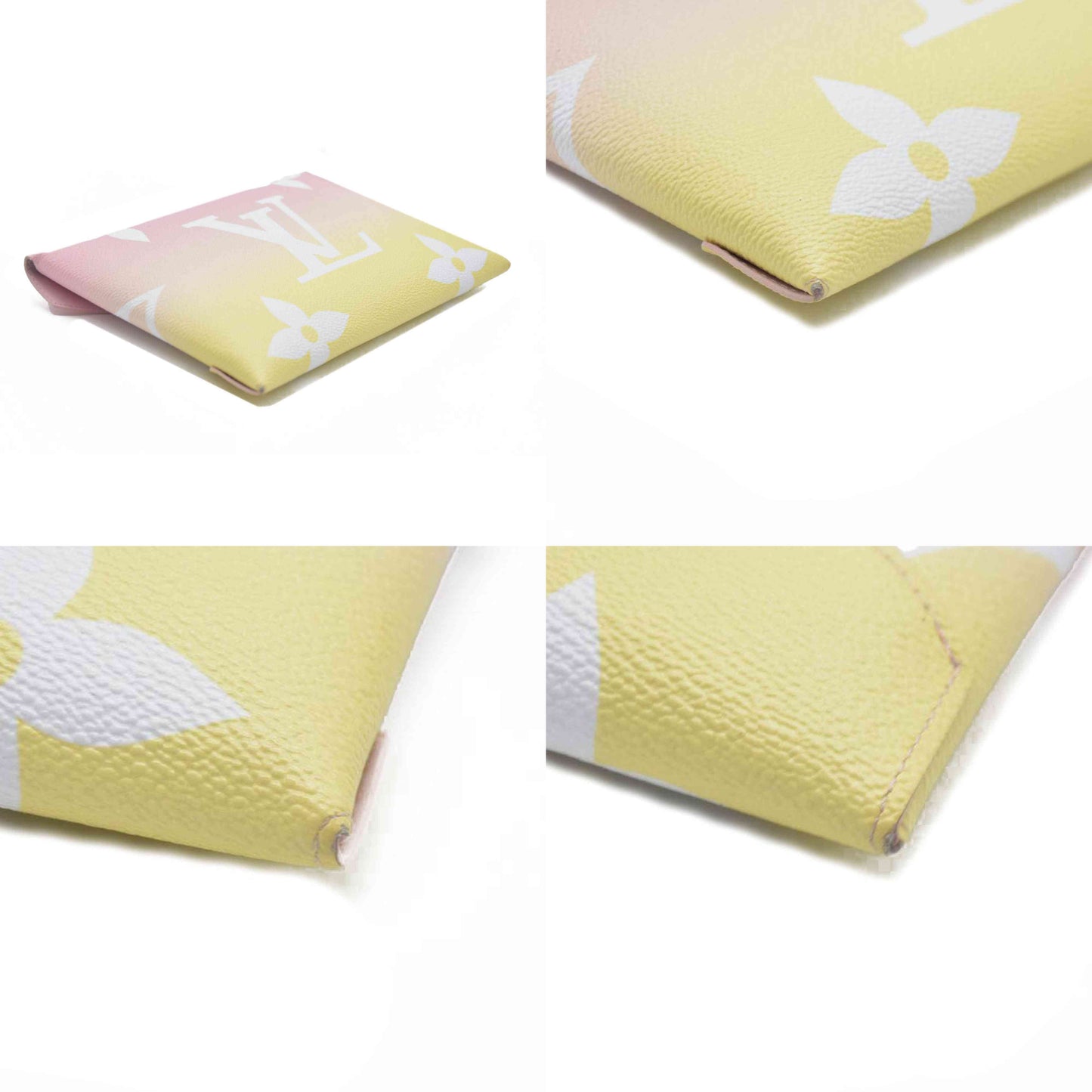 AUCTION $1020 Louis Vuitton  Monogram Giant By The Pool Large Kirigami Pochette Pink