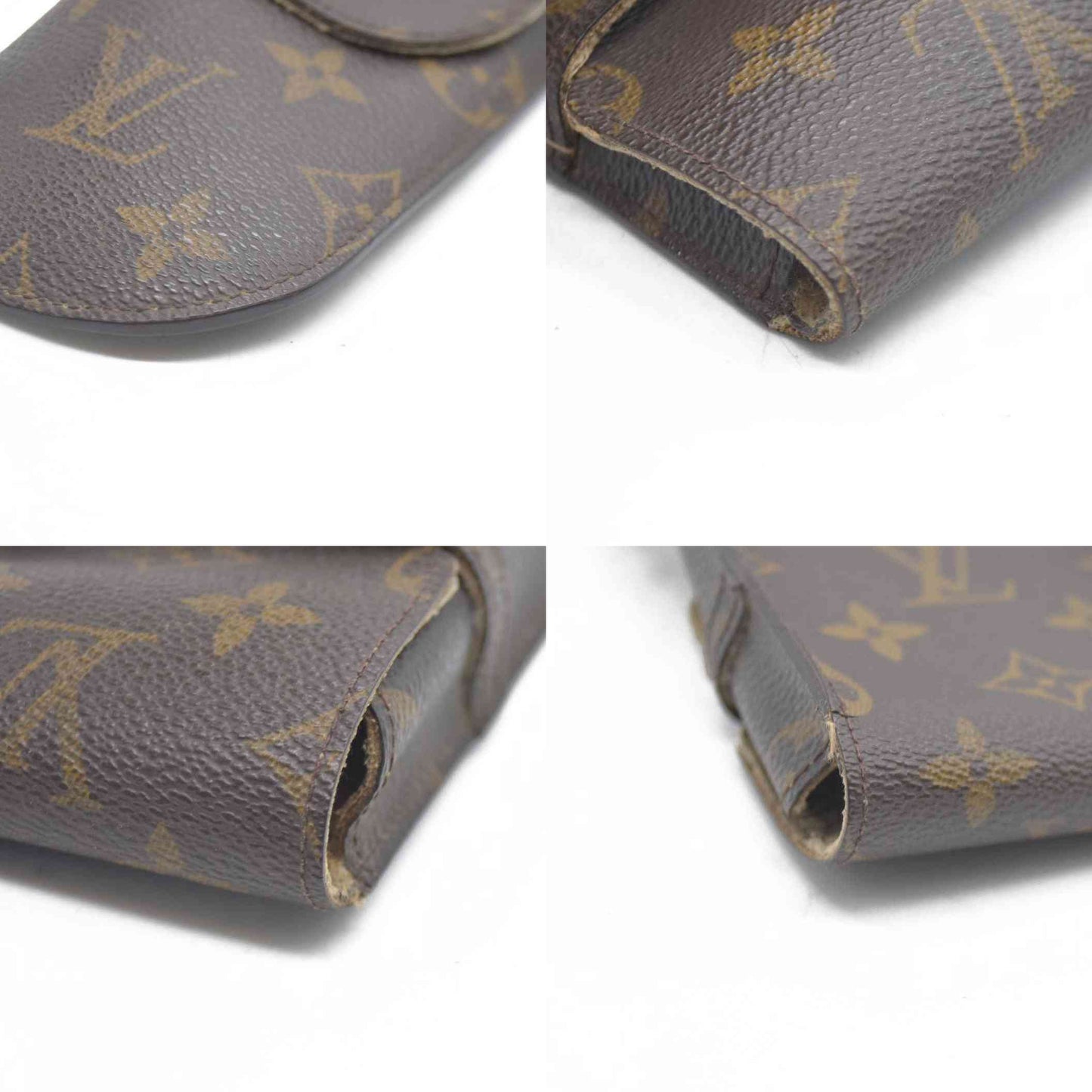 LOUIS VUITTON Monogram Etui Lunette Rabat Glasses Case SN0011