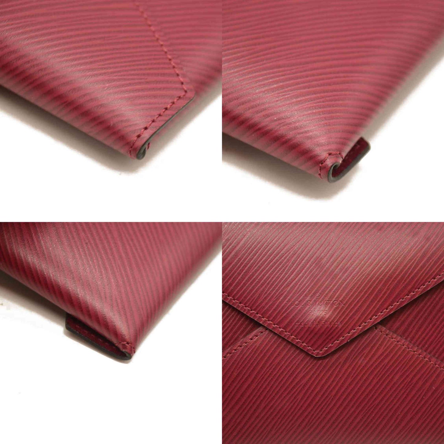 AUCTION $1050 Louis Vuitton  Epi Medium Kirigami Pochette Insert Fuchsia
