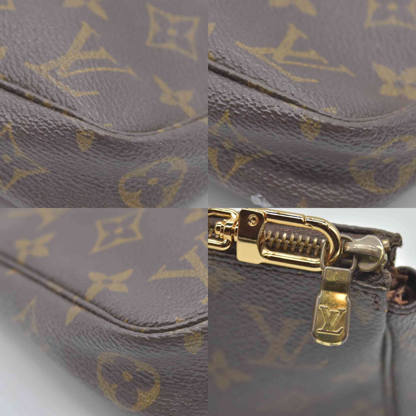 $1290 Louis Vuitton Monogram Pochette Accessories AR1906