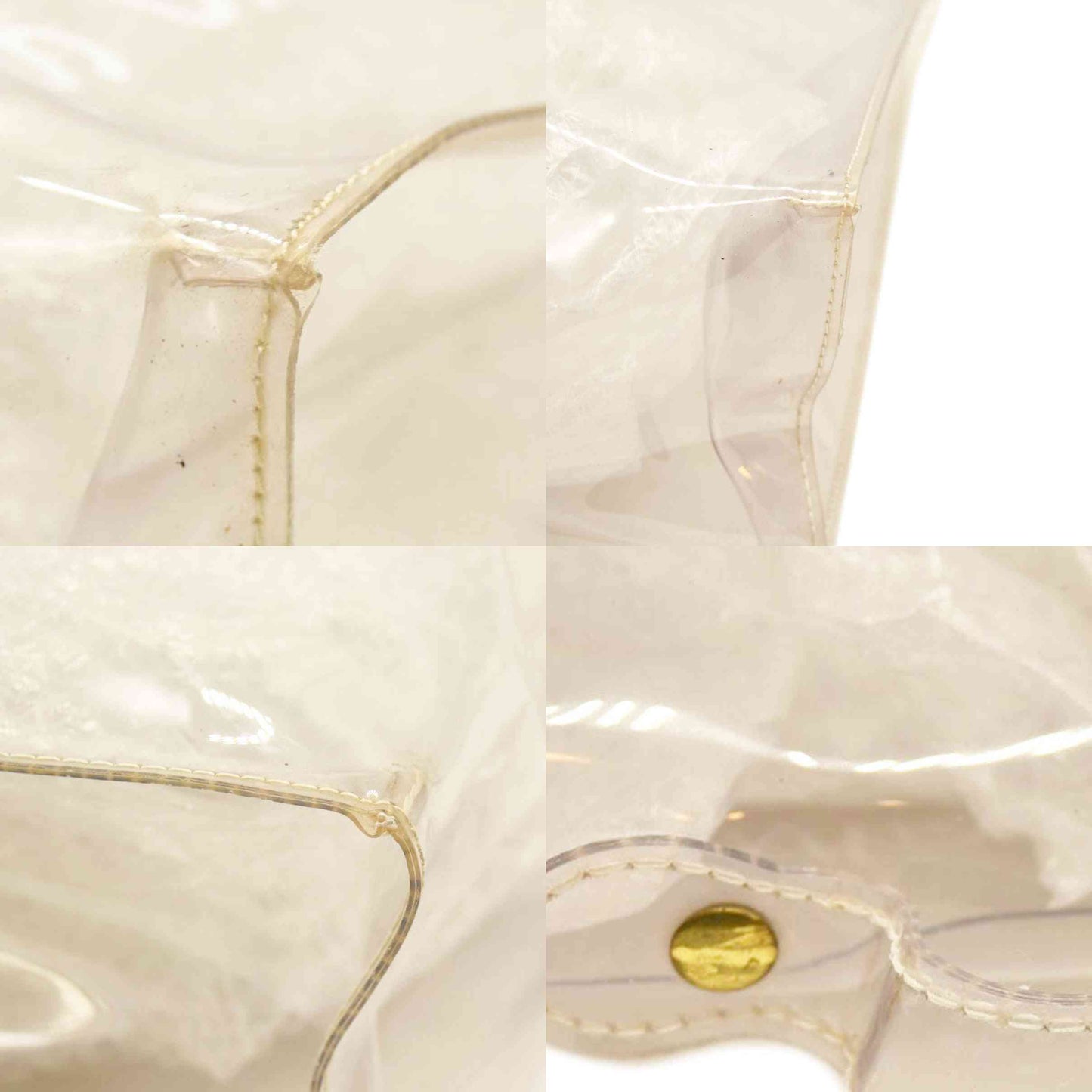 Hermes  Vinyl Souvenir De L'Exposition Kelly Transparent