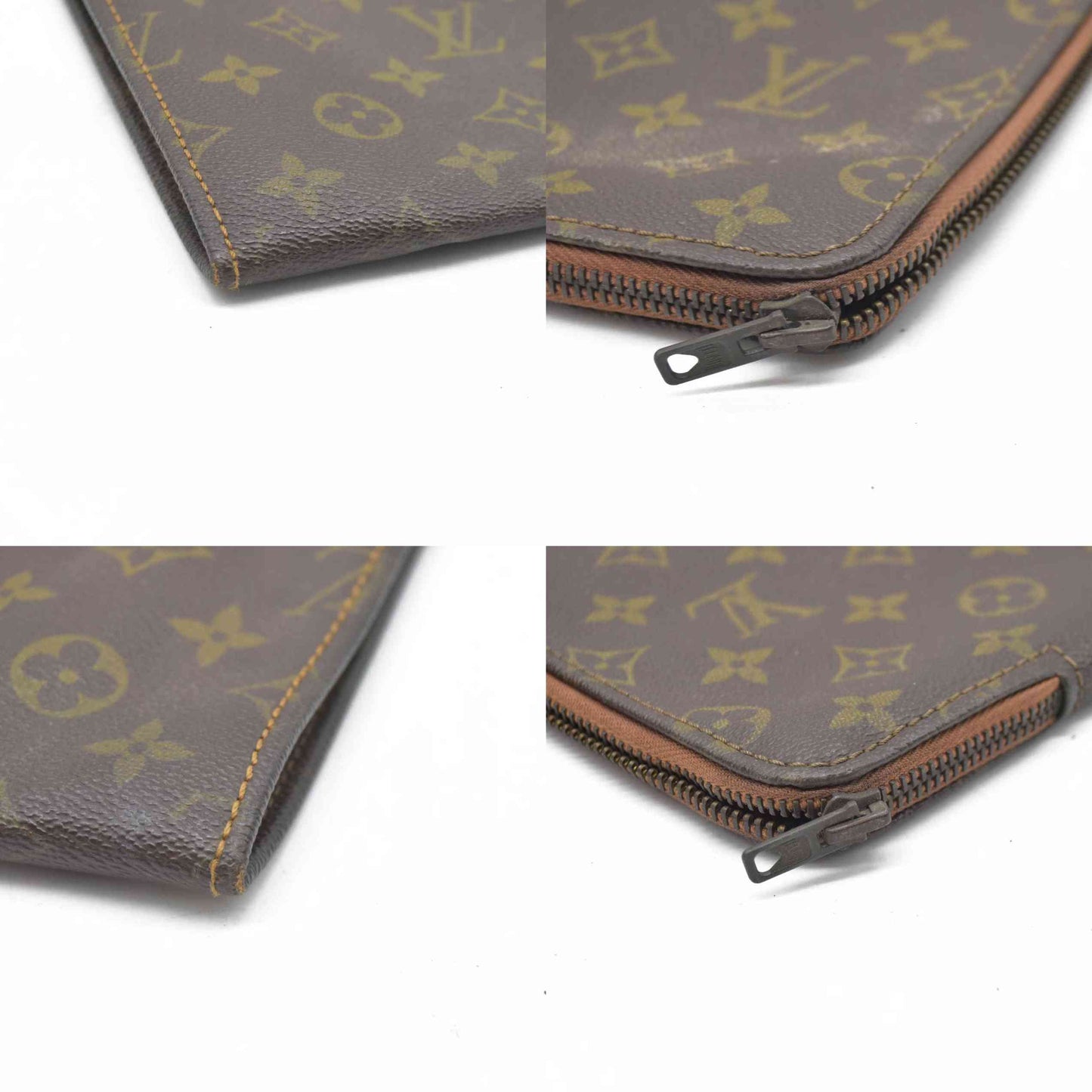 CONSIGNMENT Louis Vuitton  Monogram Poche Documents Portfolio Case 39