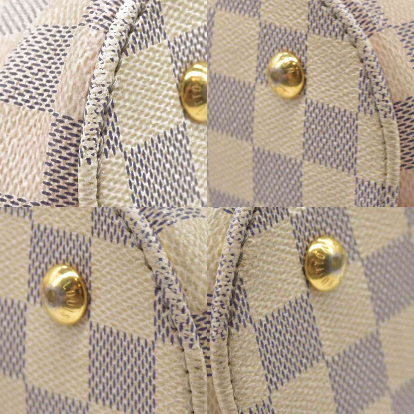 $1830 Louis Vuitton  Damier Azur Girolata GI4157 2017