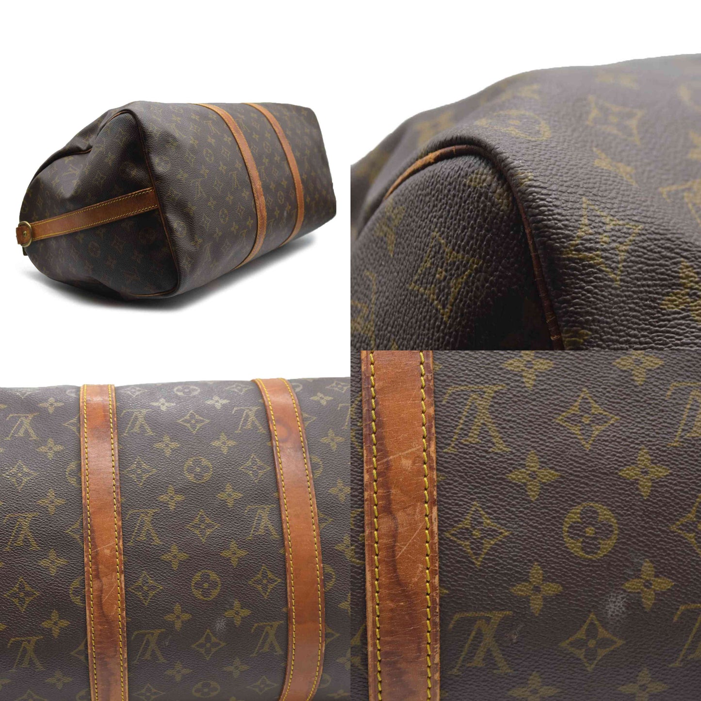 AUCTION $2630 Louis Vuitton  Monogram Keepall Bandouliere 50