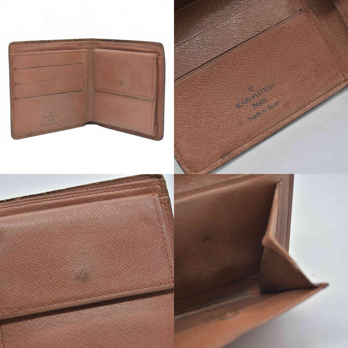$615 1992 Louis Vuitton Monogram Marco Wallet CA0932