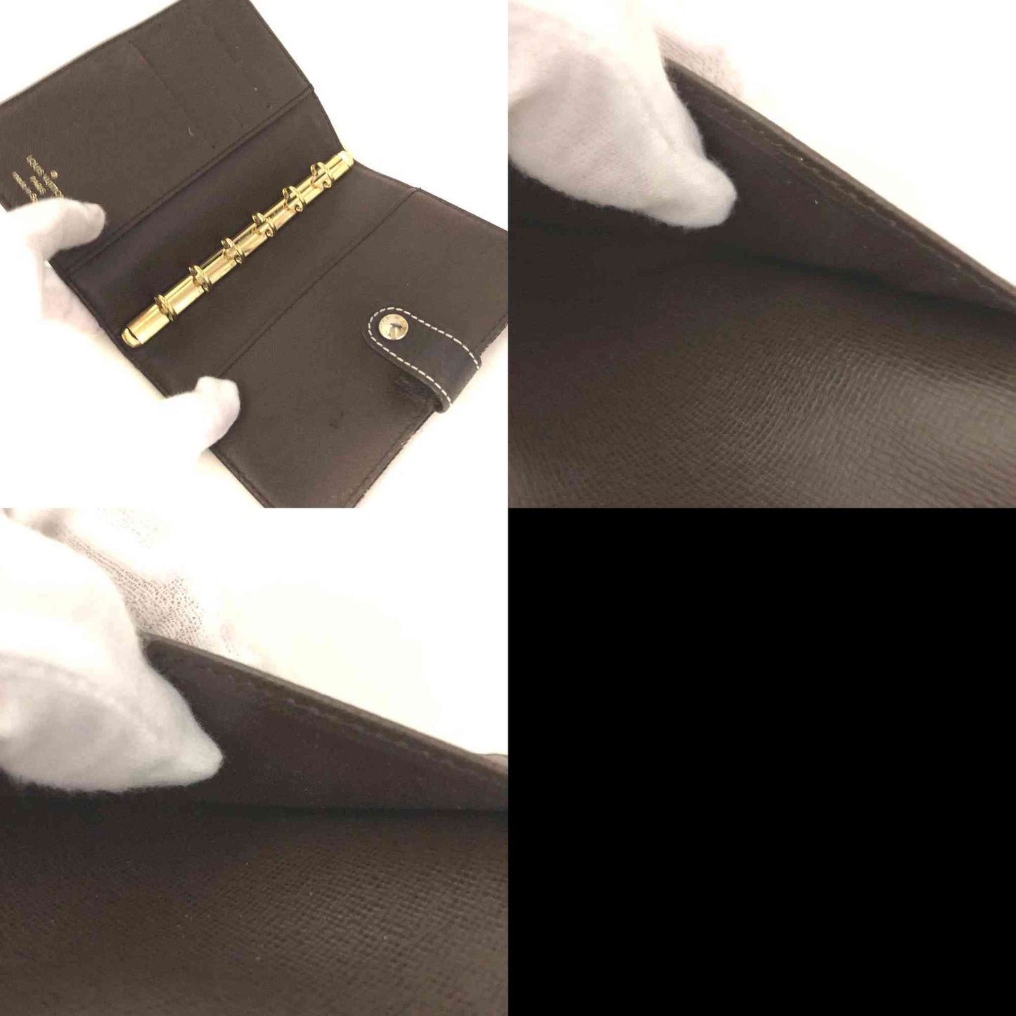 Louis Vuitton Monogram Mini Agenda PM Notebook Cover Brown CA2057