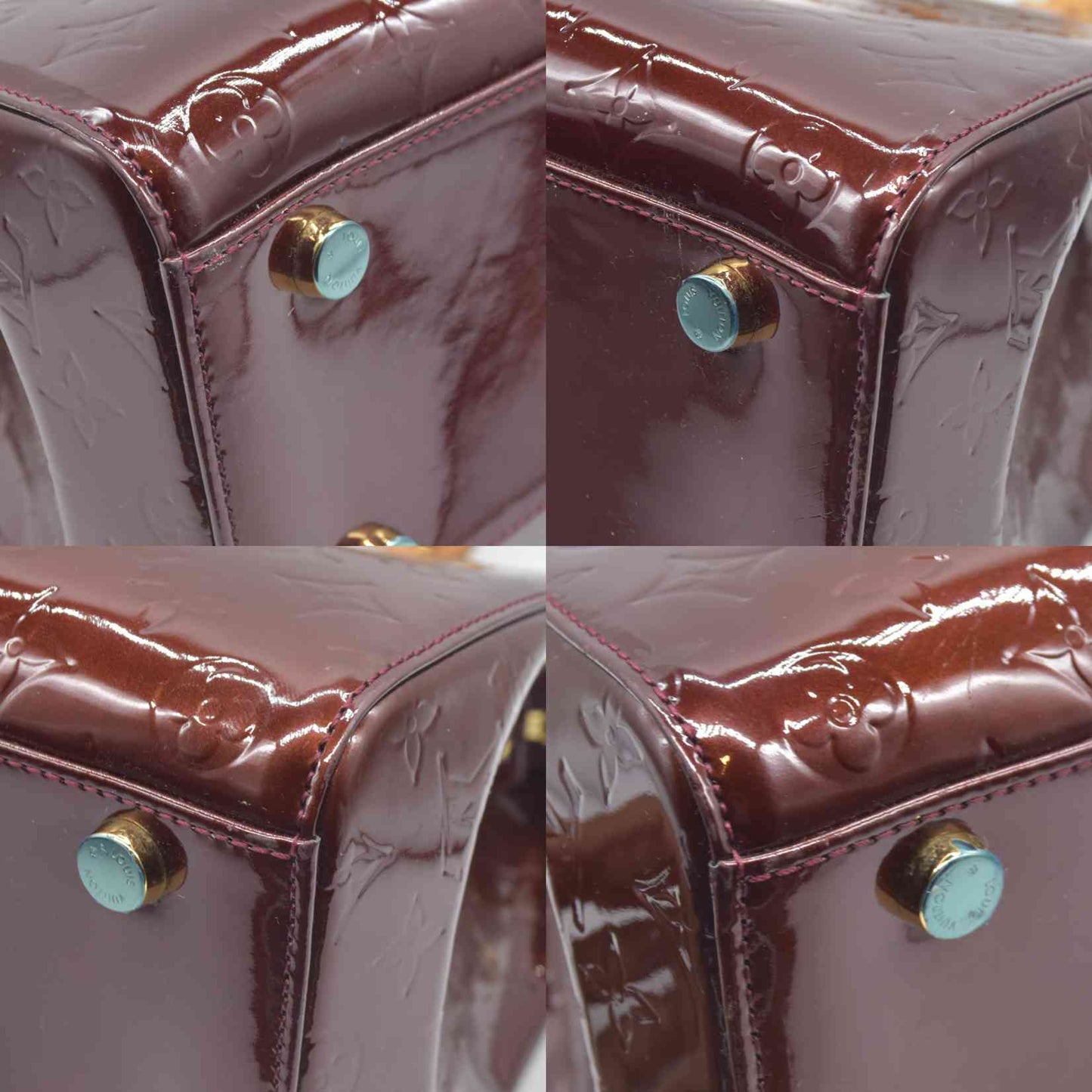$2730 LOUIS VUITTON Vernis Brea GM Rouge Fauviste SR3101 2011 CONSIGNMENT