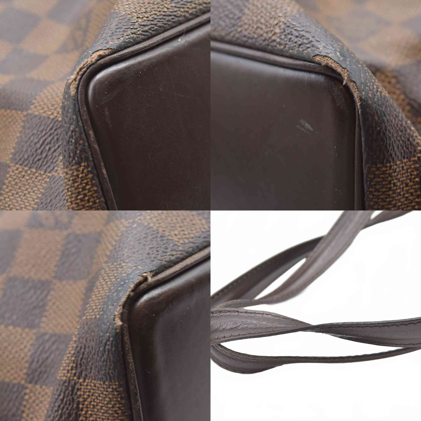 $1400 2003 Louis Vuitton Damier Ebene Chelsea Tote TH0023