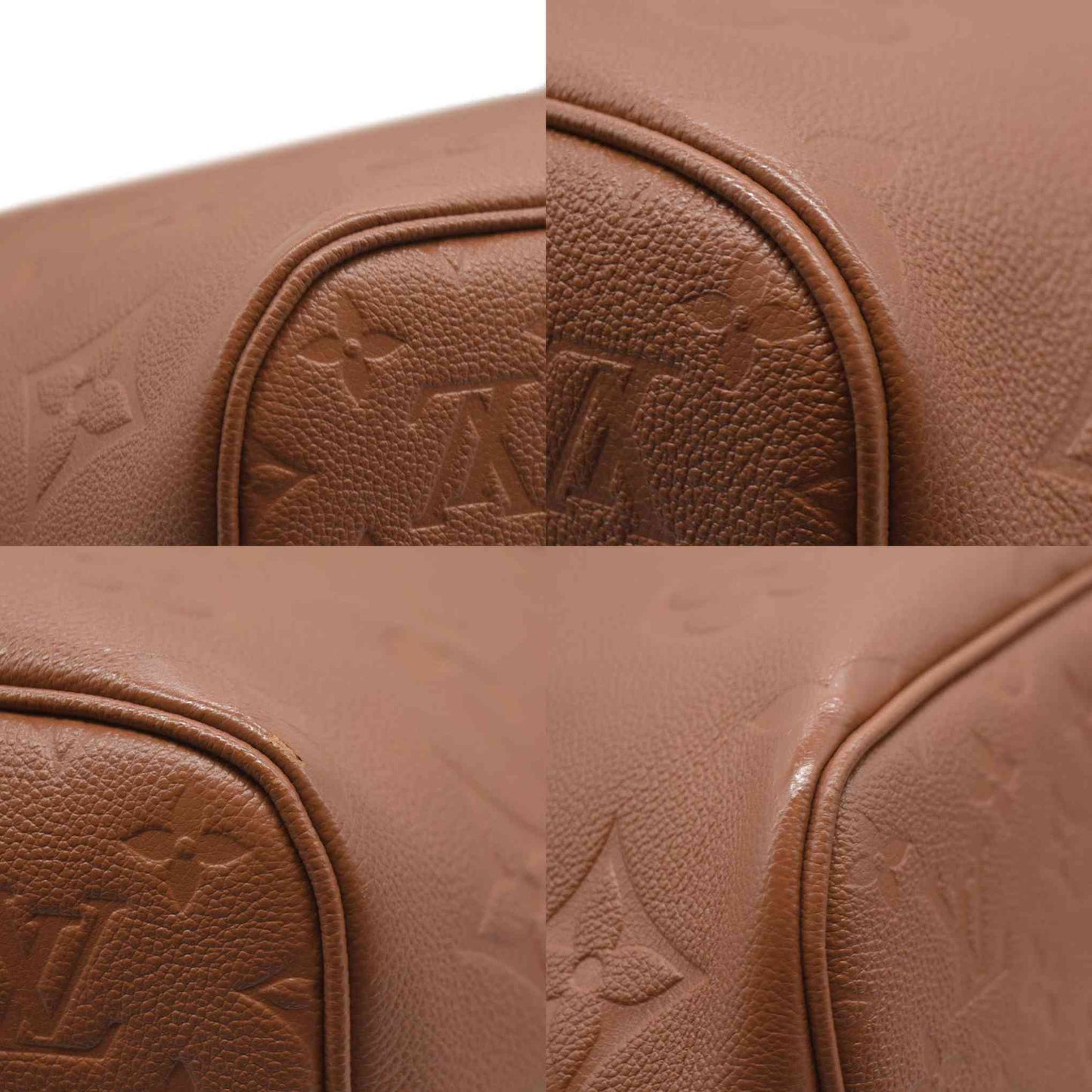Louis Vuitton Empreinte Monogram Giant Neverfull MM Cognac RFID