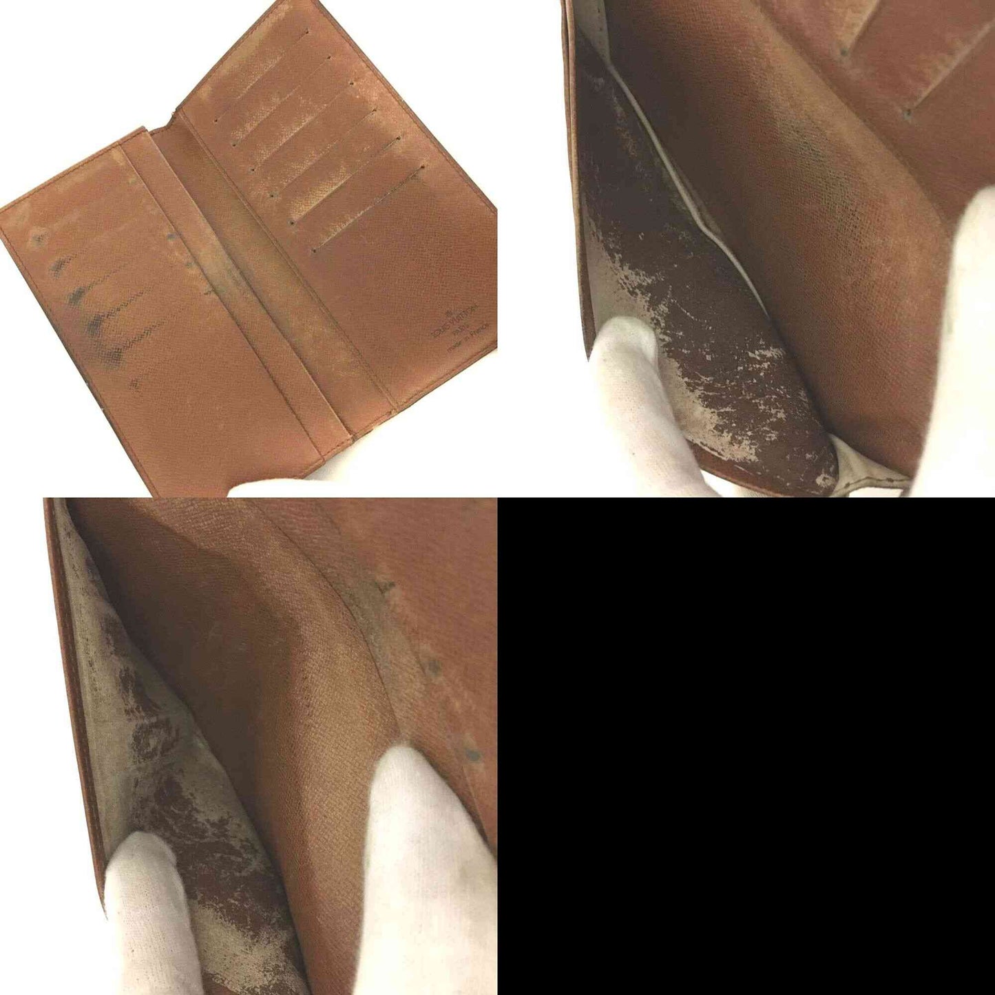 Louis Vuitton  Monogram Porte-Cartes Credit Yen Checkbook Wallet CT0935