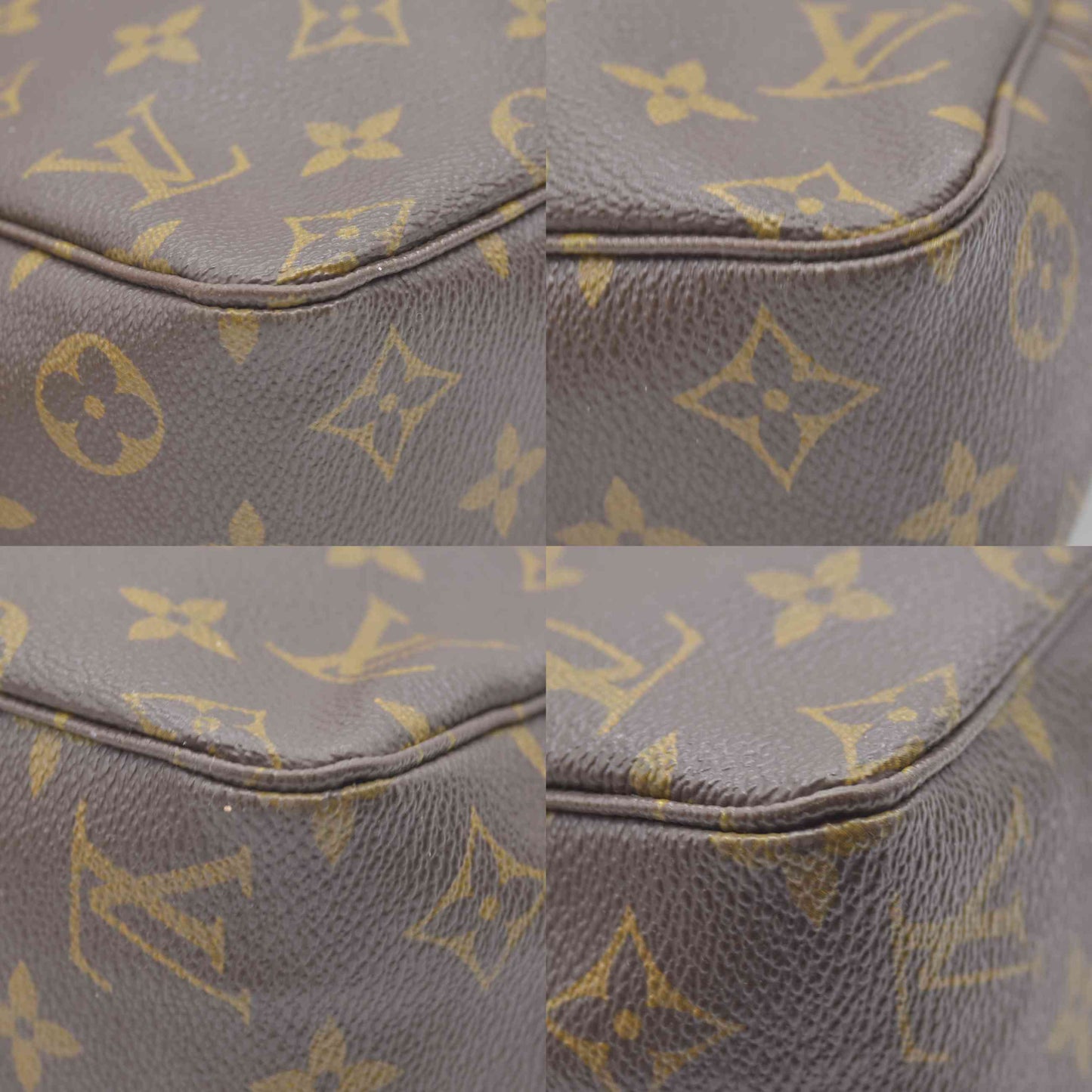 $600 1982 Louis Vuitton Monogram Trousse Toilette 28 Clutch Pouch Bag 821