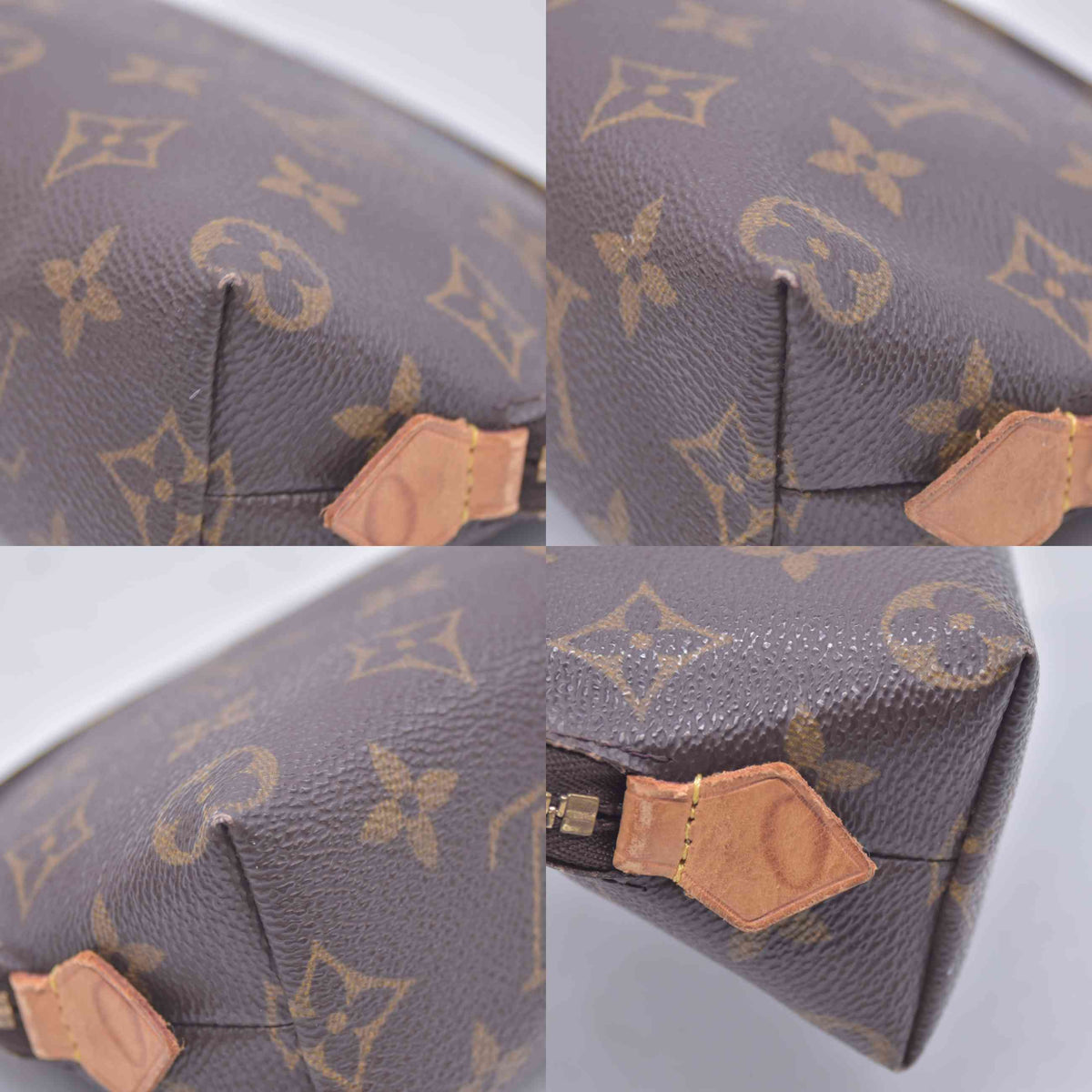 $625 2000 LOUIS VUITTON Monogram Cosmetic Pouch CA1010