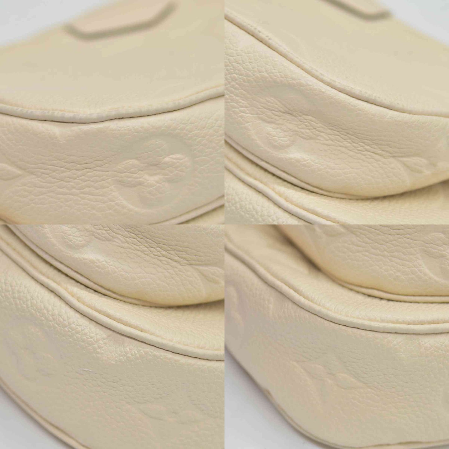 $3100 Louis Vuitton Monogram Giant Multi Pochette Accessoires Empreinte Cream