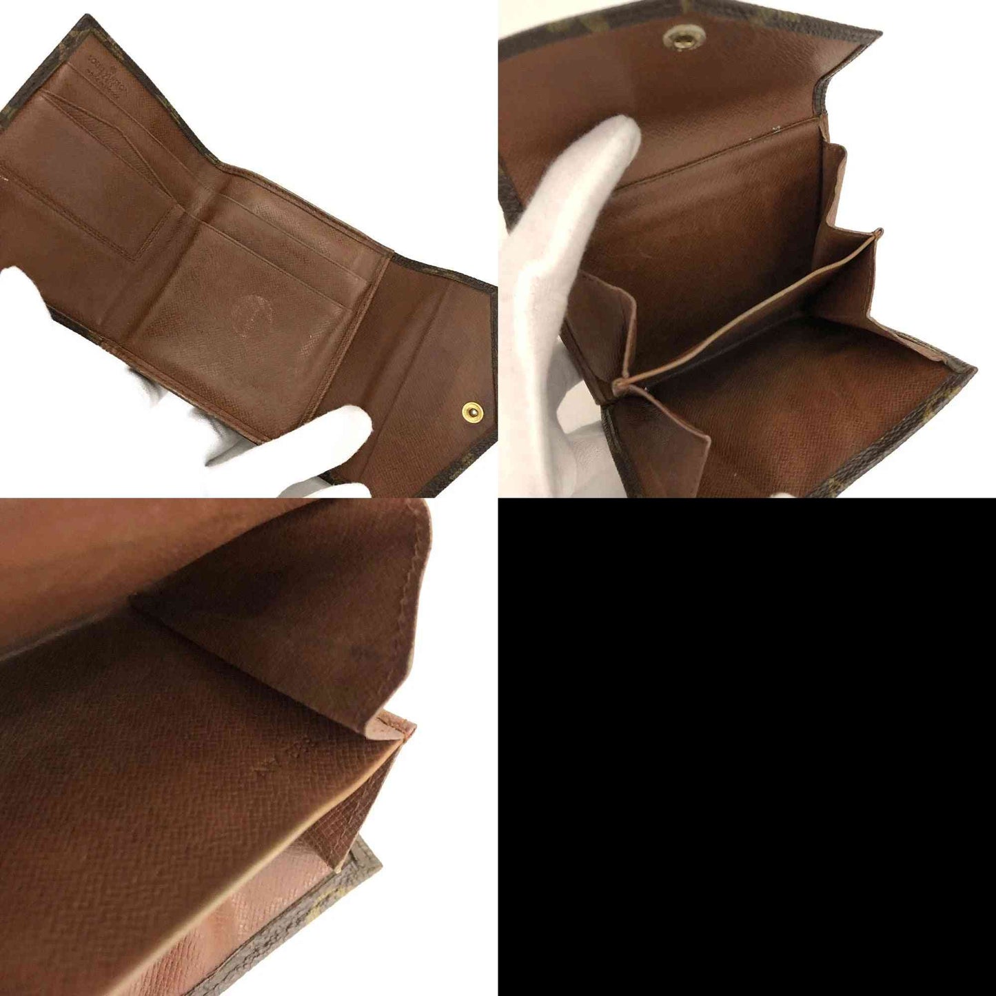Vintage Louis Vuitton Monogram Portefeiulle Elise Trifold Wallet