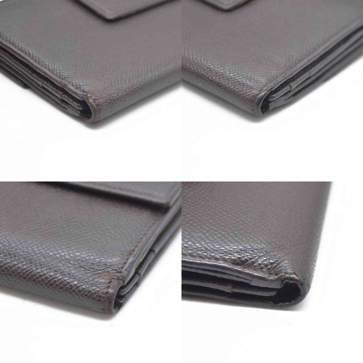 BVLGARI $640 Classico Leather Bifold Long Wallet Brown/7BH0176