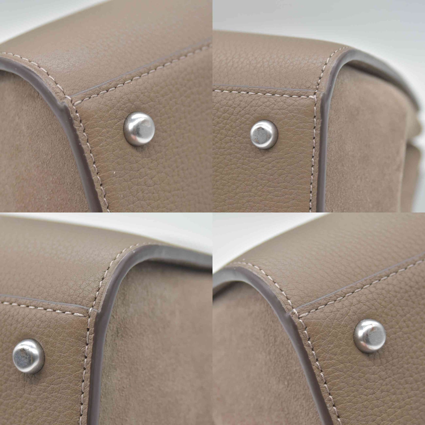 $850 Tory Burch Elanor Pebbled Satchel Wild Mushroom