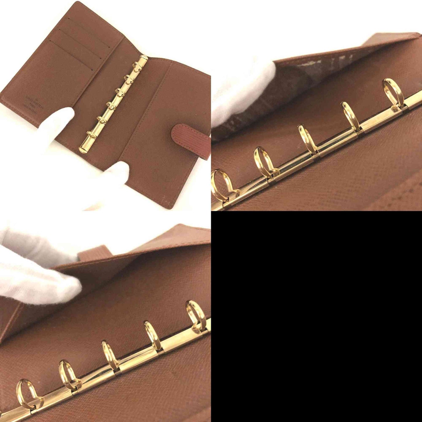 Louis Vuitton Epi Agenda PM Leather Notebook Cover Brown CA0927