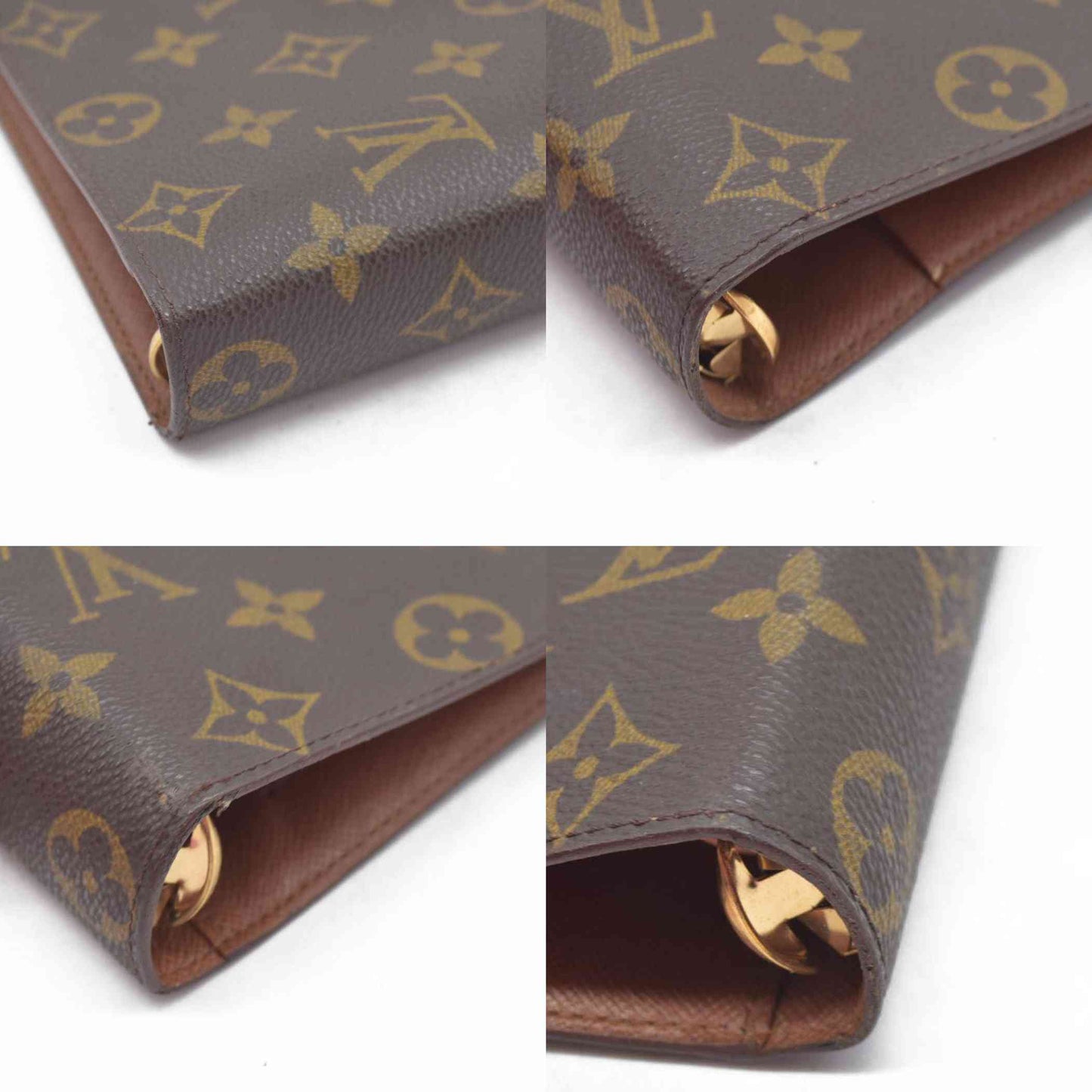 $755 LOUIS VUITTON Monogram Agenda MM Day Planner Notebook Cover SP1908