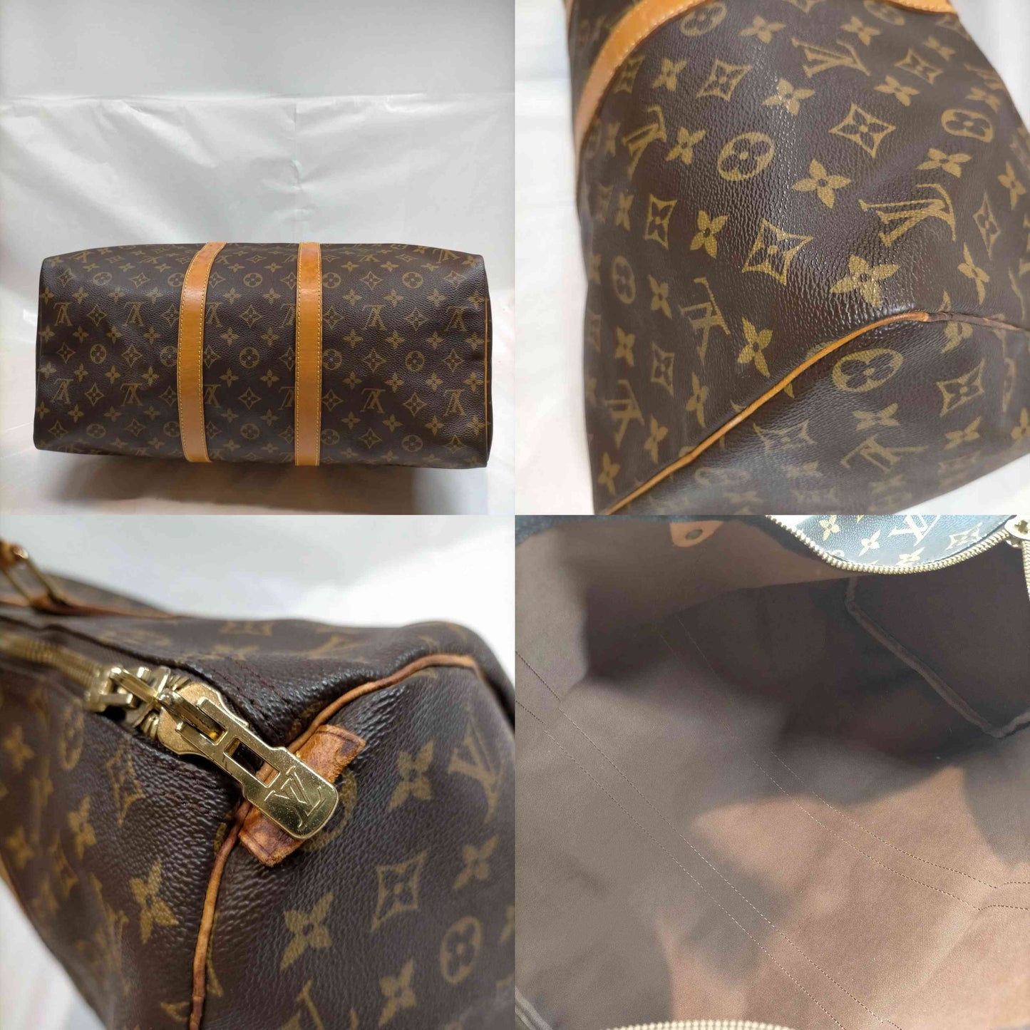 $1420 1994 Louis Vuitton Monogram Duffle Boston Bag Keepall 45 SP0964