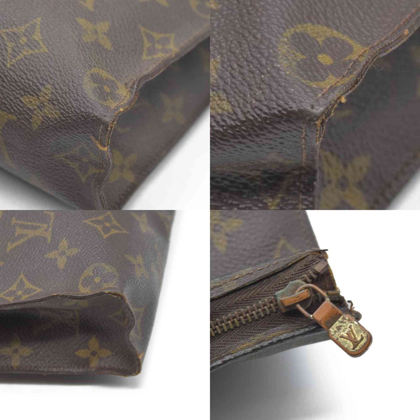 $740 LOUIS VUITTON Monogram Toiletry 26