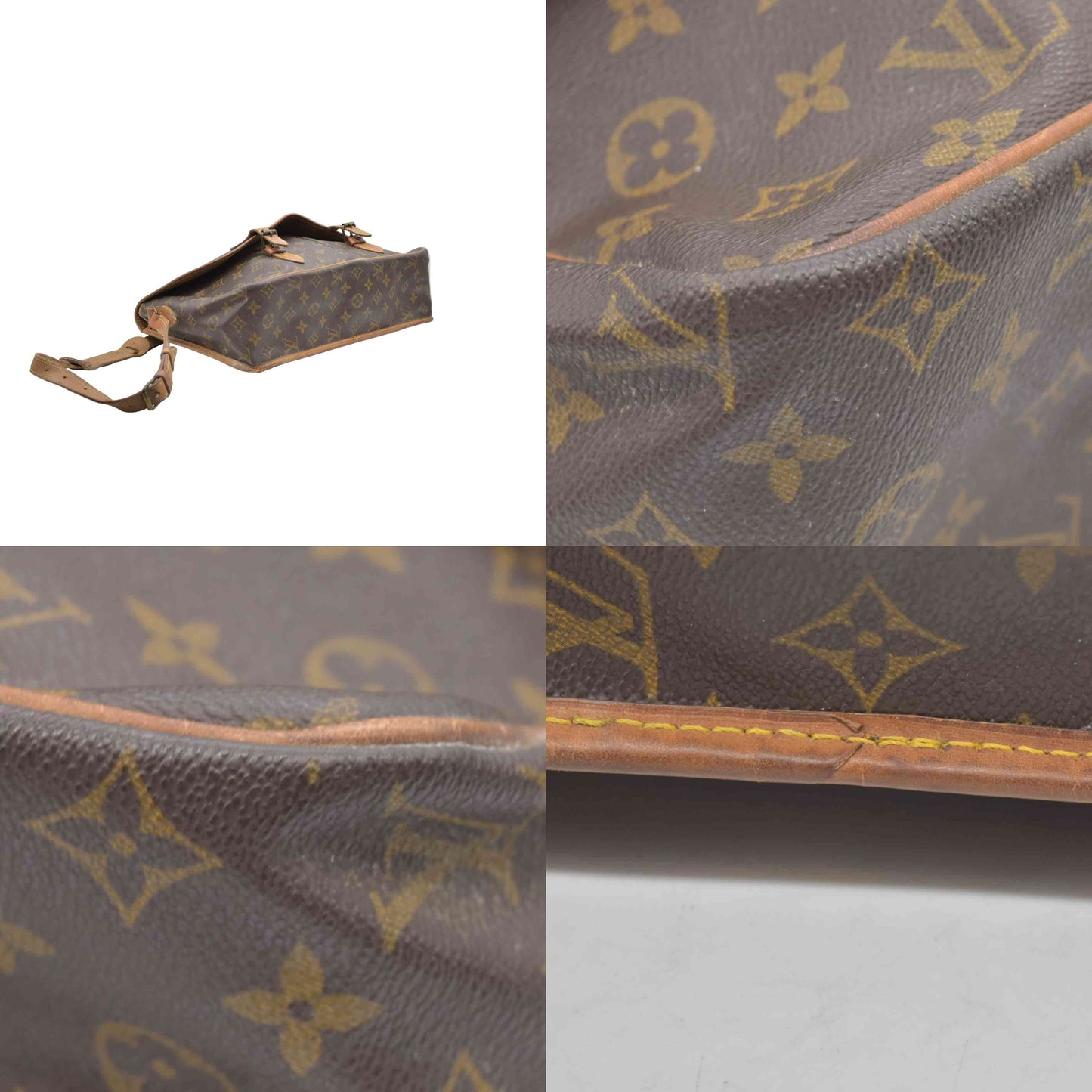 $1550 1992 Louis Vuitton Monogram Sac Gibeciere GM AR0992
