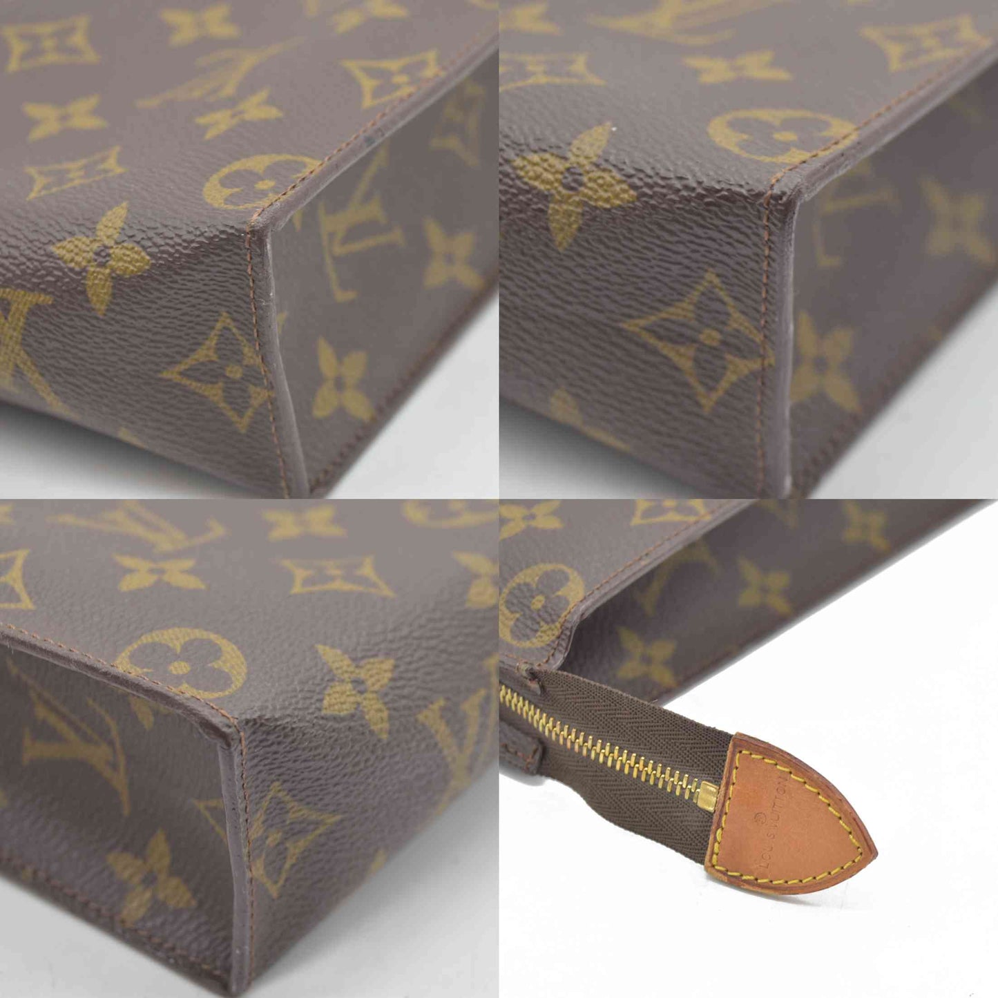 $1290 LOUIS VUITTON Monogram Toiletry 26 CONSIGNMENT AN0960 1990