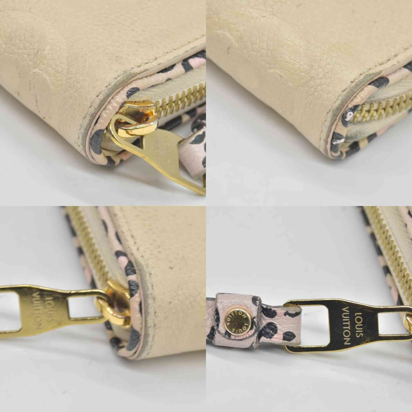 $1450 Louis Vuitton  Empreinte Monogram Giant Wild At Heart Zippy Wallet CONSIGNMENT RFID