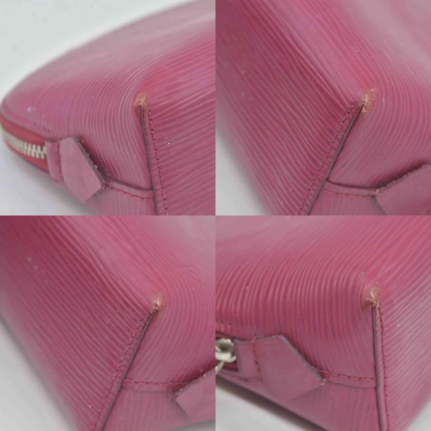 $640 2017 Louis Vuitton Epi Pochette Cosmetic Pouch Bag SR2147