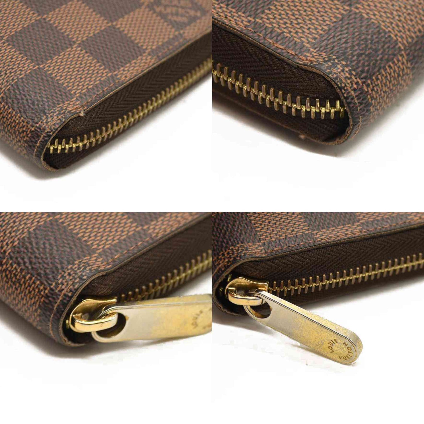 Louis Vuitton  Damier Ebene Zippy Wallet CA0162