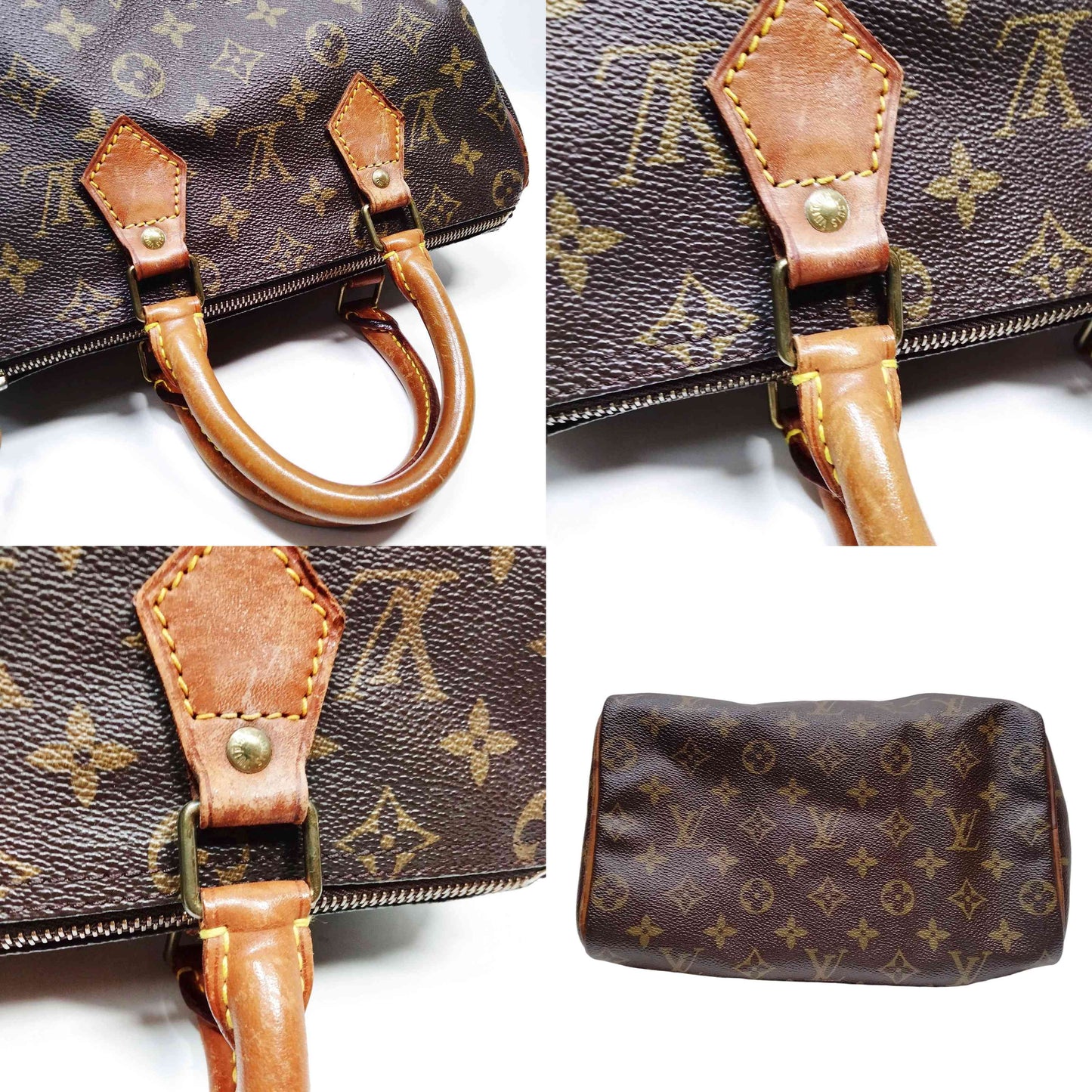 $1490 1987 Louis Vuitton Monogram Speedy 25 MI872
