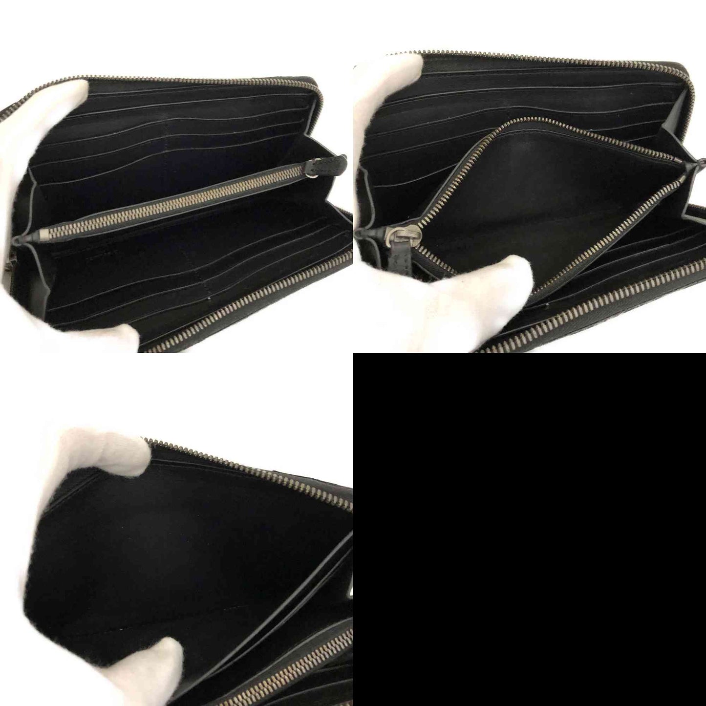 $1800 Berluti Calligraphy Itauba Long Zipped Wallet Venezia Calf Leather