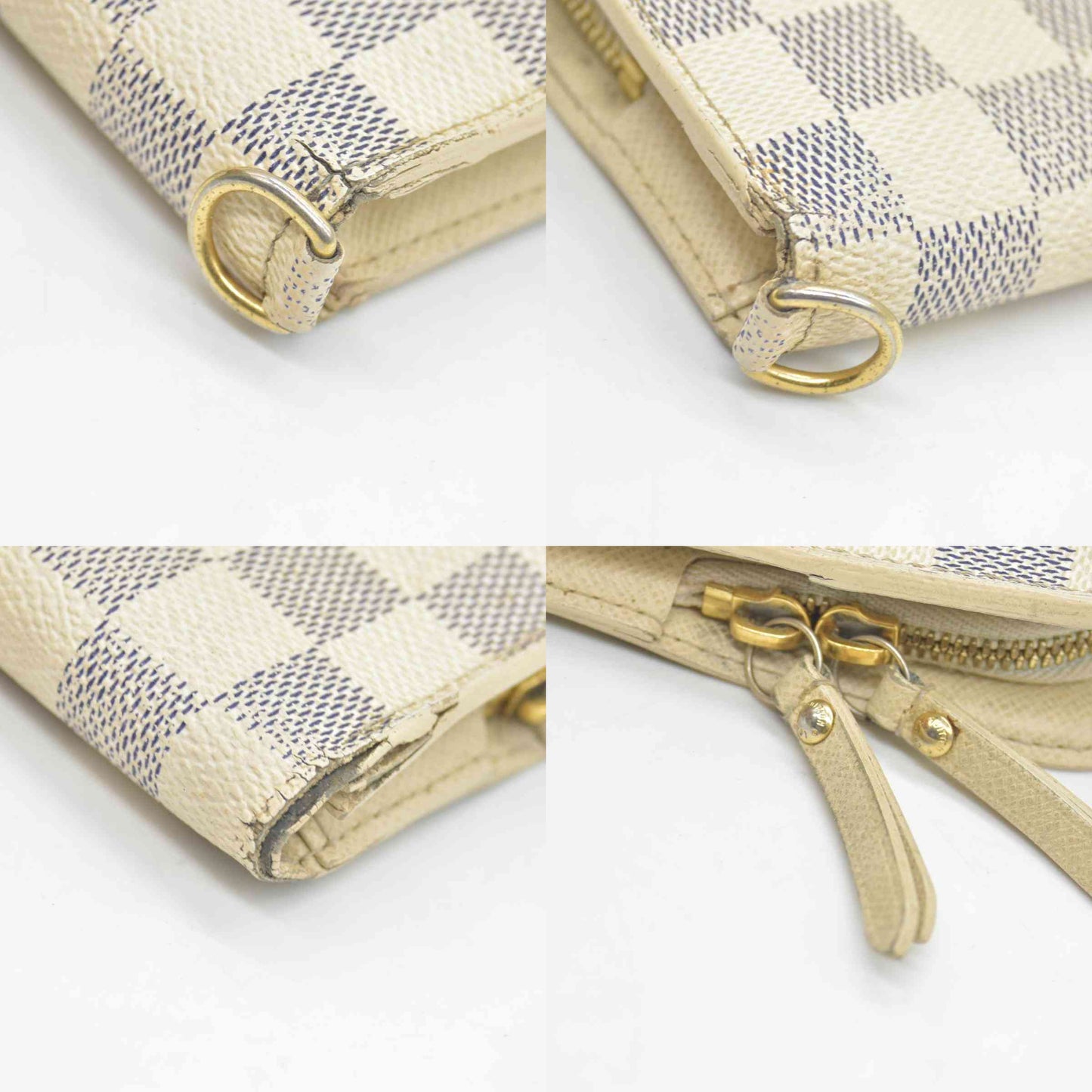 $745 Louis Vuitton Damier Azur Insolite Wallet CONSIGNMENT