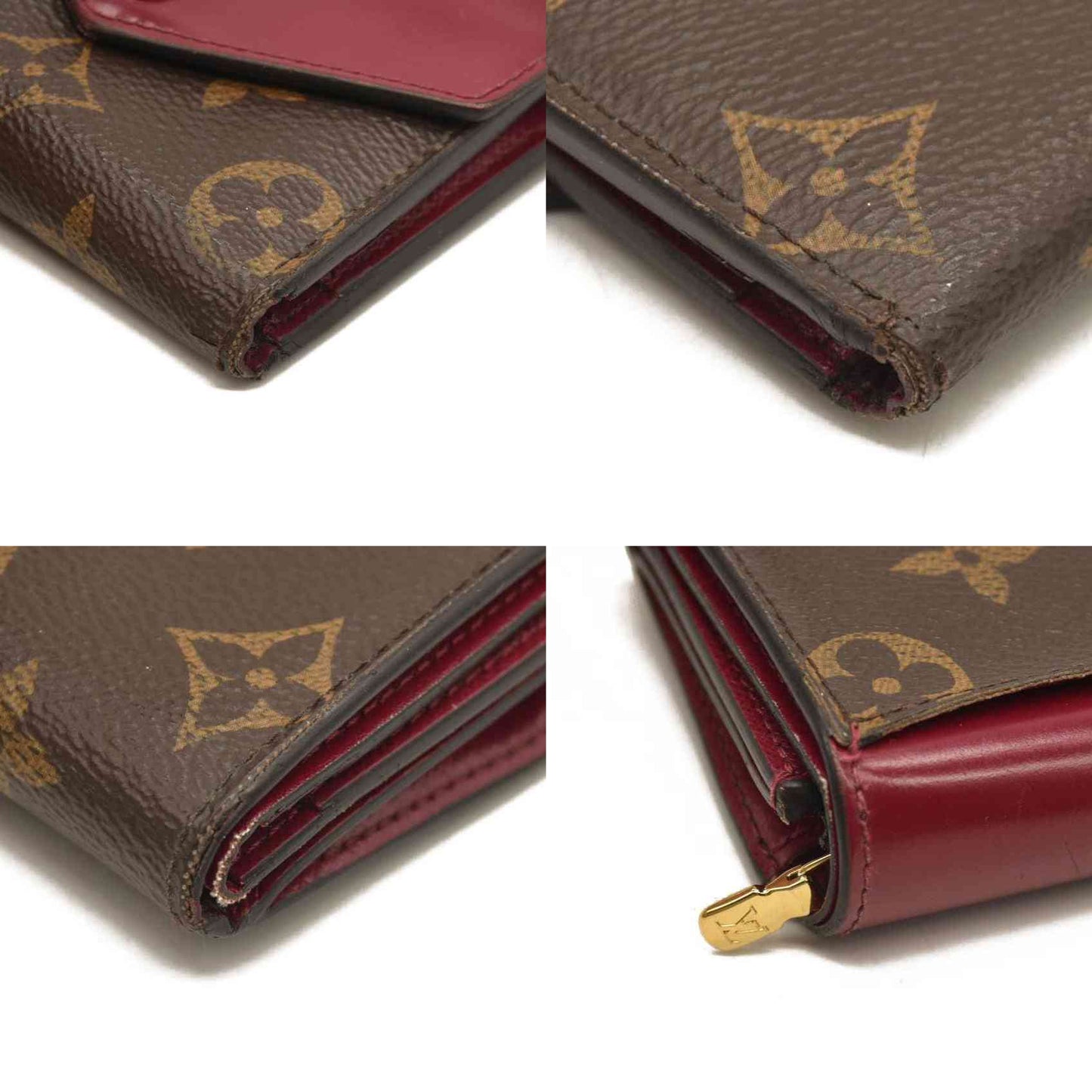 Louis Vuitton  Monogram Zoe Wallet Fuchsia MI2189