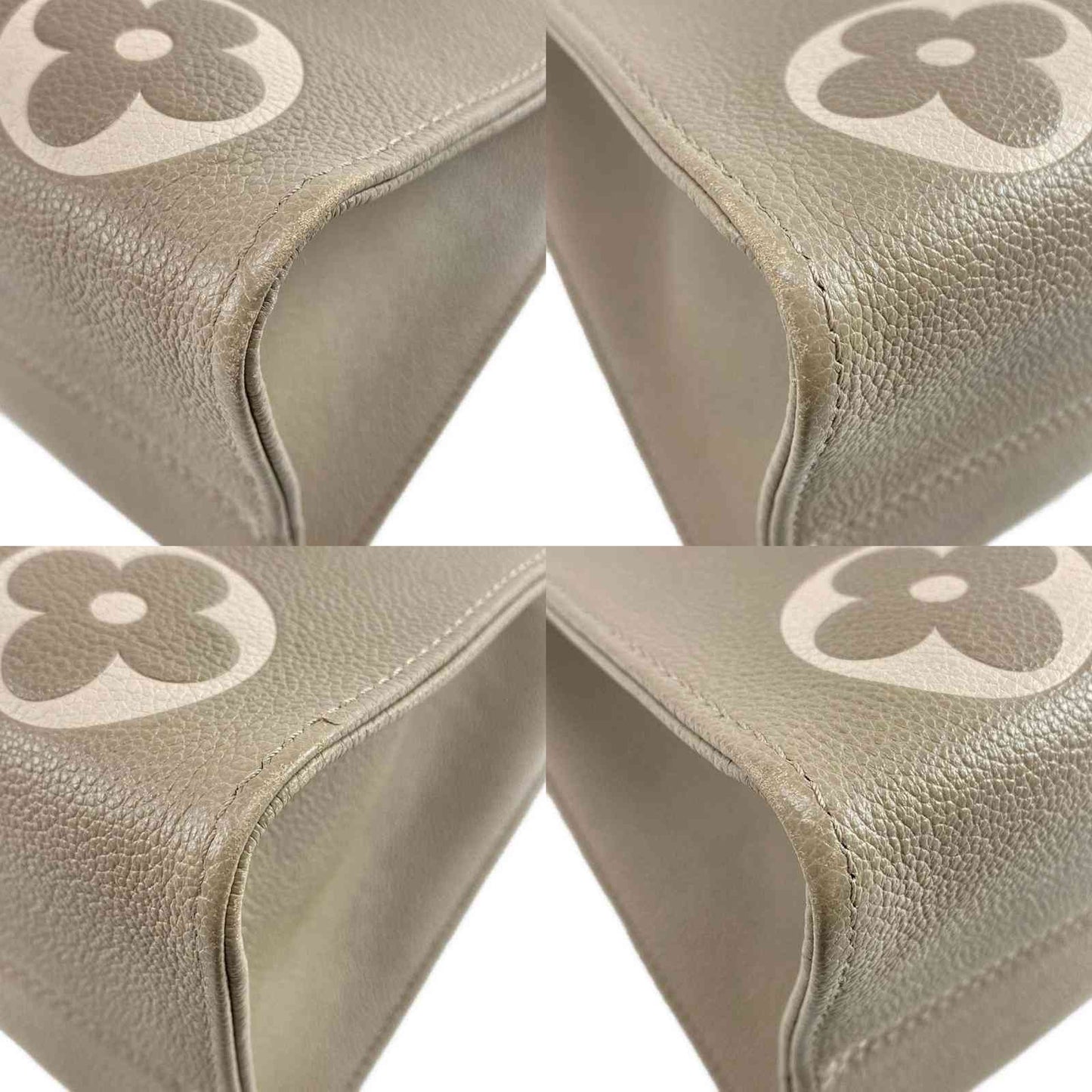 Louis Vuitton  Empreinte Monogram Giant Onthego MM Tourterelle Creme RFID