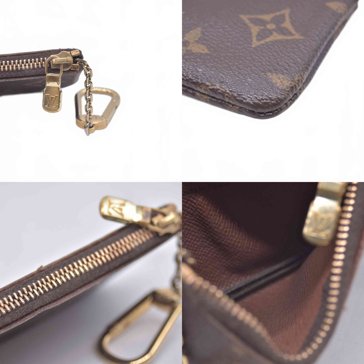 $355 2007 Louis Vuitton Monogram Key Pouch CA0077 CONSIGNMENT 10021285